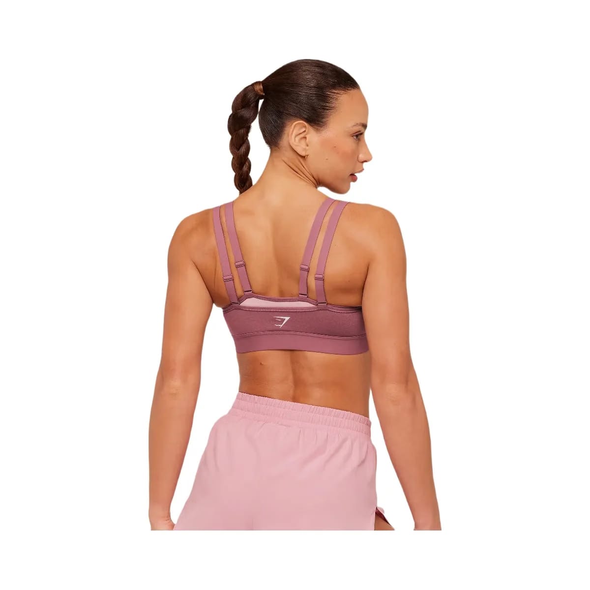 Gymshark Interval Seamless Medium Support Sports Bra "Reset Pink Light Pink"