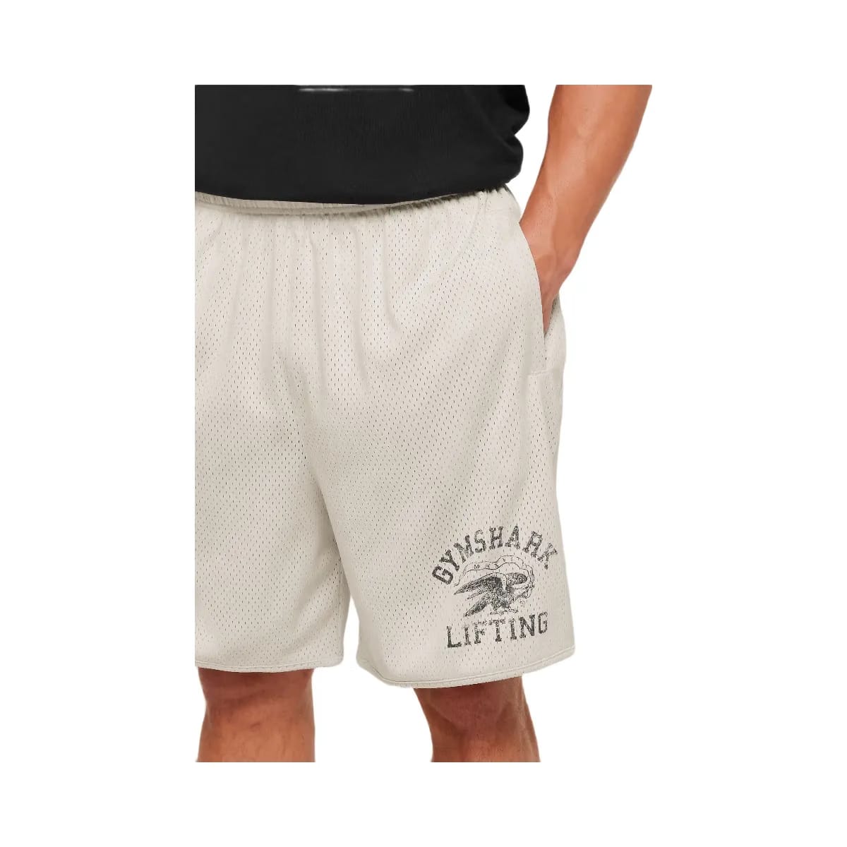 Gymshark Collective Mesh Shorts Tinted White