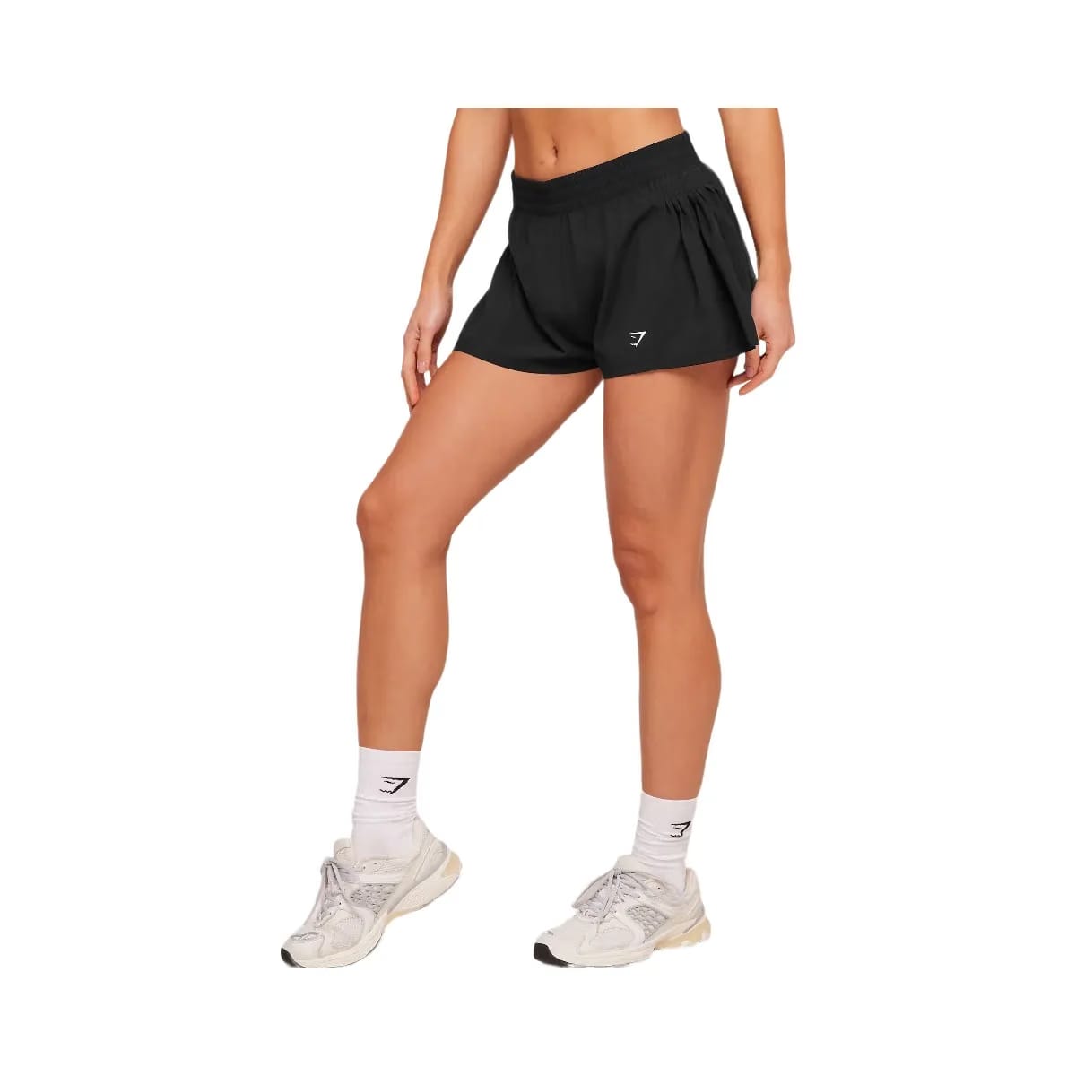 Gymshark Flutter Woven Shorts "GS Black"