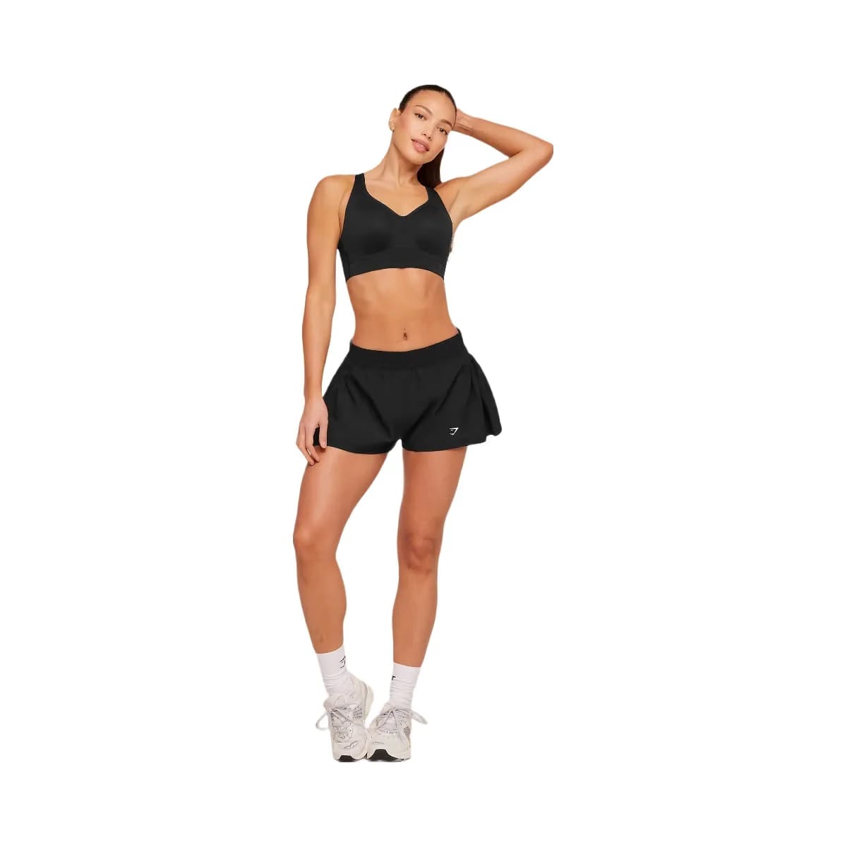 Gymshark Flutter Woven Shorts "GS Black"