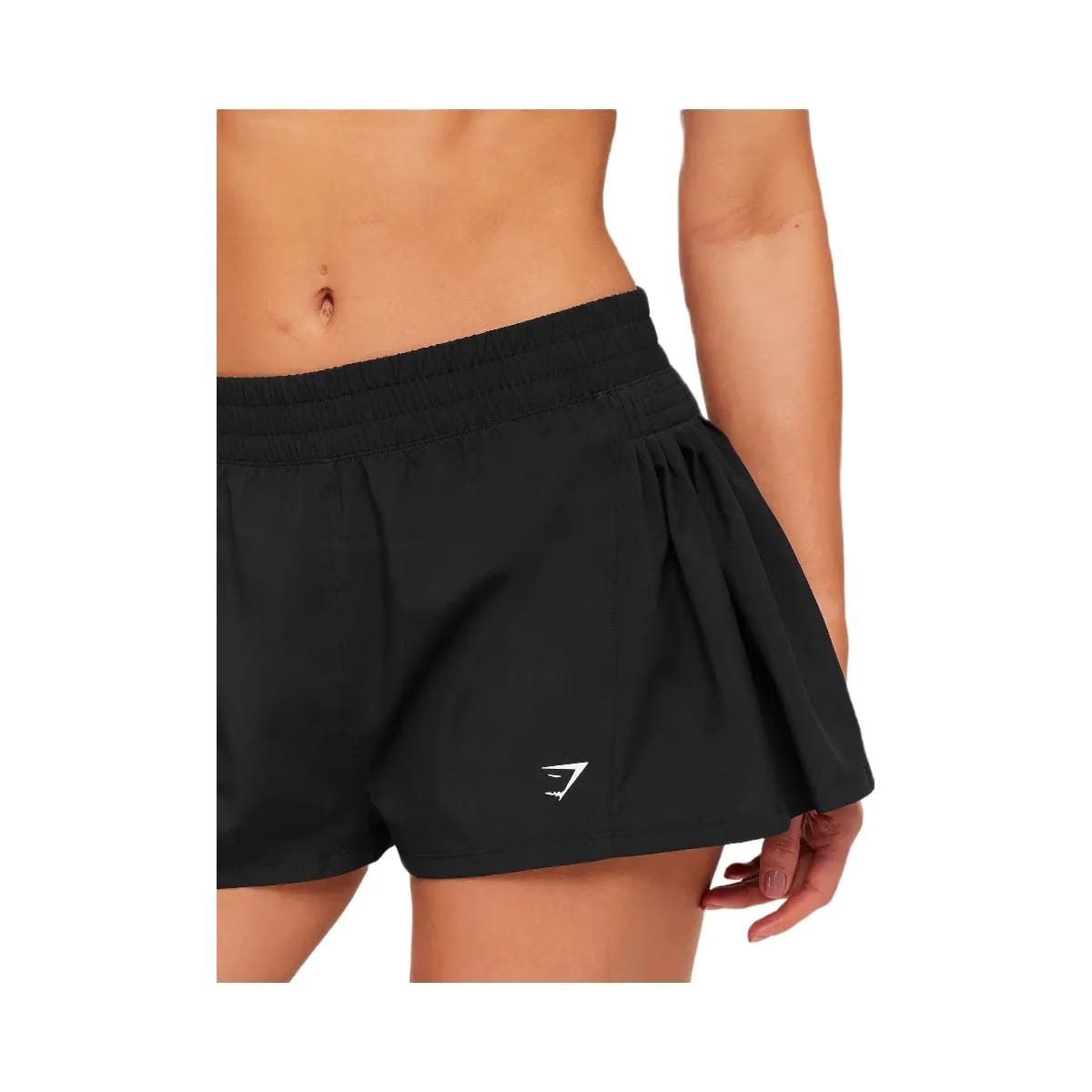 Gymshark Flutter Woven Shorts "GS Black"