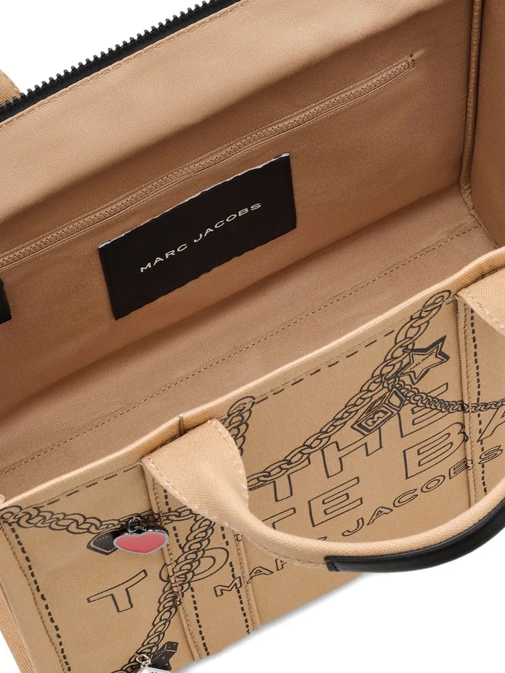 The Trompe L'oeil Charm Canvas Medium Tote bag