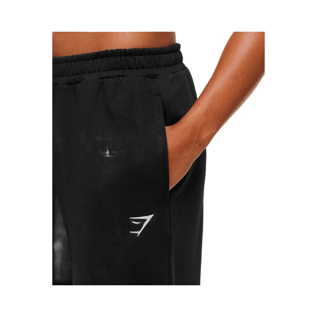 Gymshark Training Fleece Straight Leg Short Pants "Black"