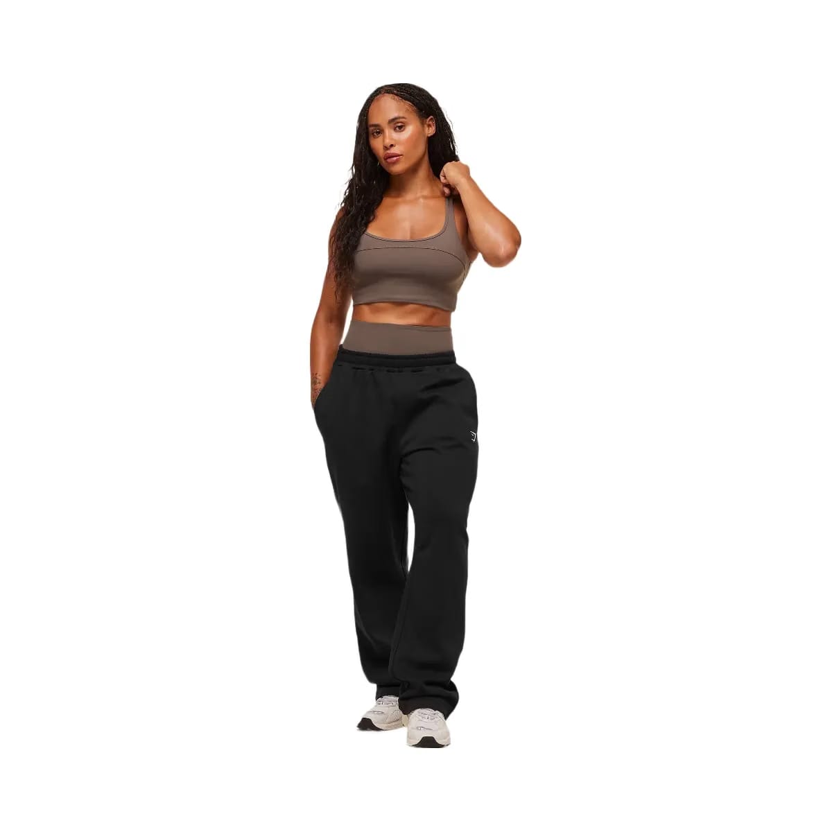 Gymshark Training Fleece Straight Leg Short Pants "Black"