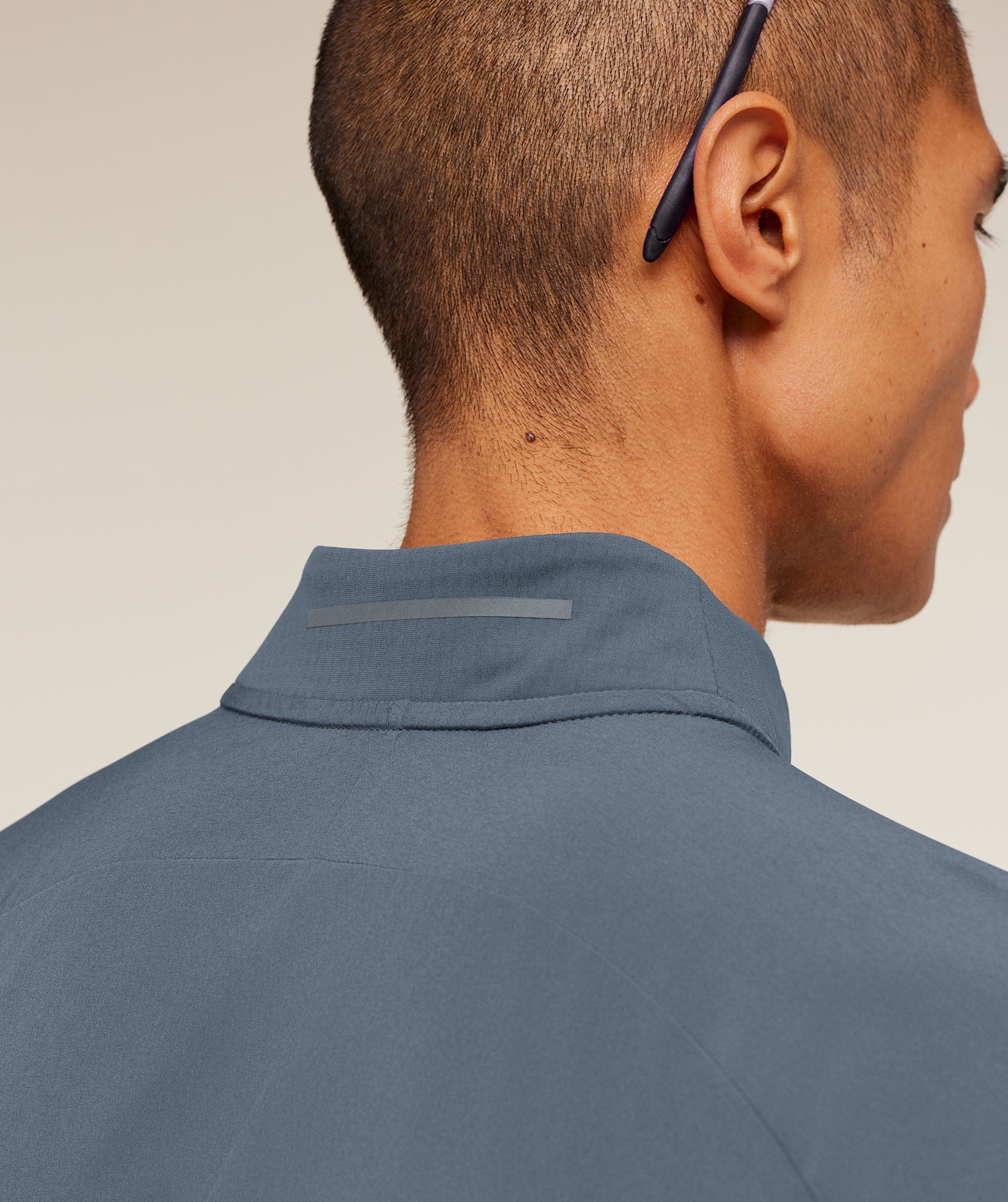 Gymshark Running Elite 1/4 Zip Titanium Blue