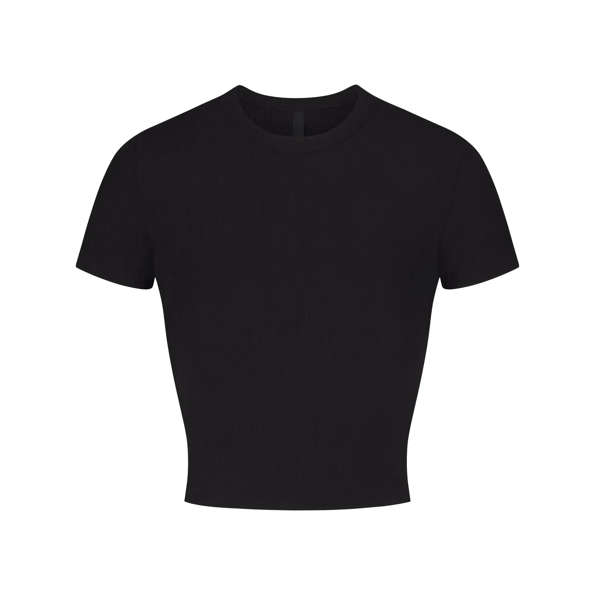 Skims Soft Lounge Cropped T-shirt Onyx