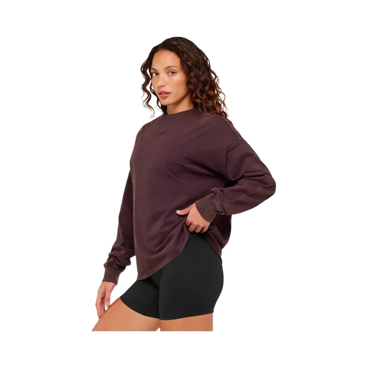 Gymshark Power Washed Long Sleeve Top "Cherry Purple Acid Wash"