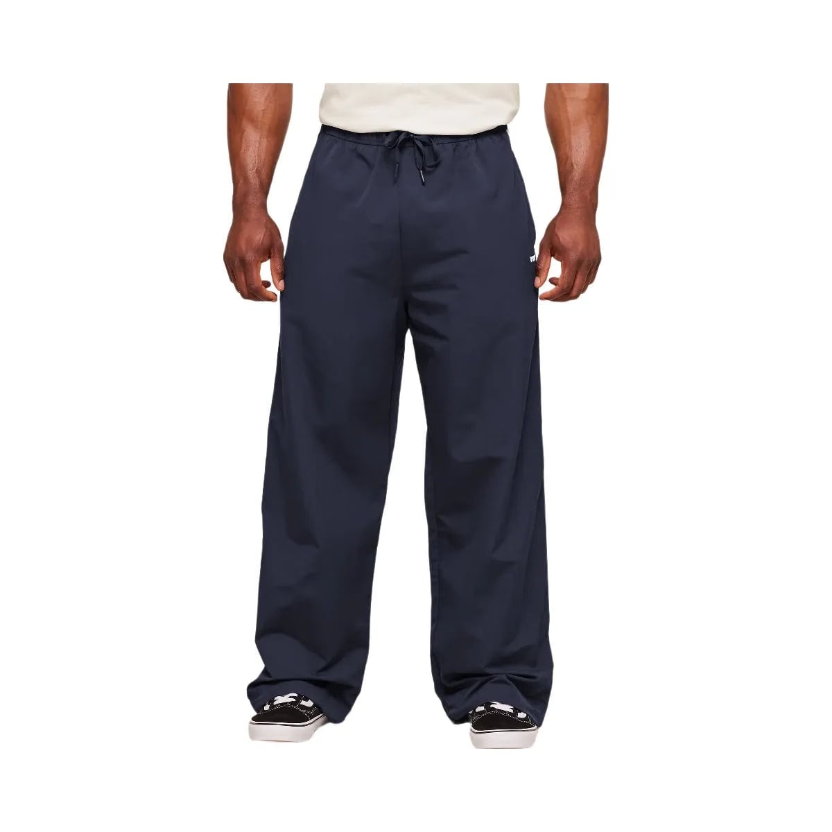 Gymshark Retro Collegiate Track Pants "Heavy Blue Tinted White"
