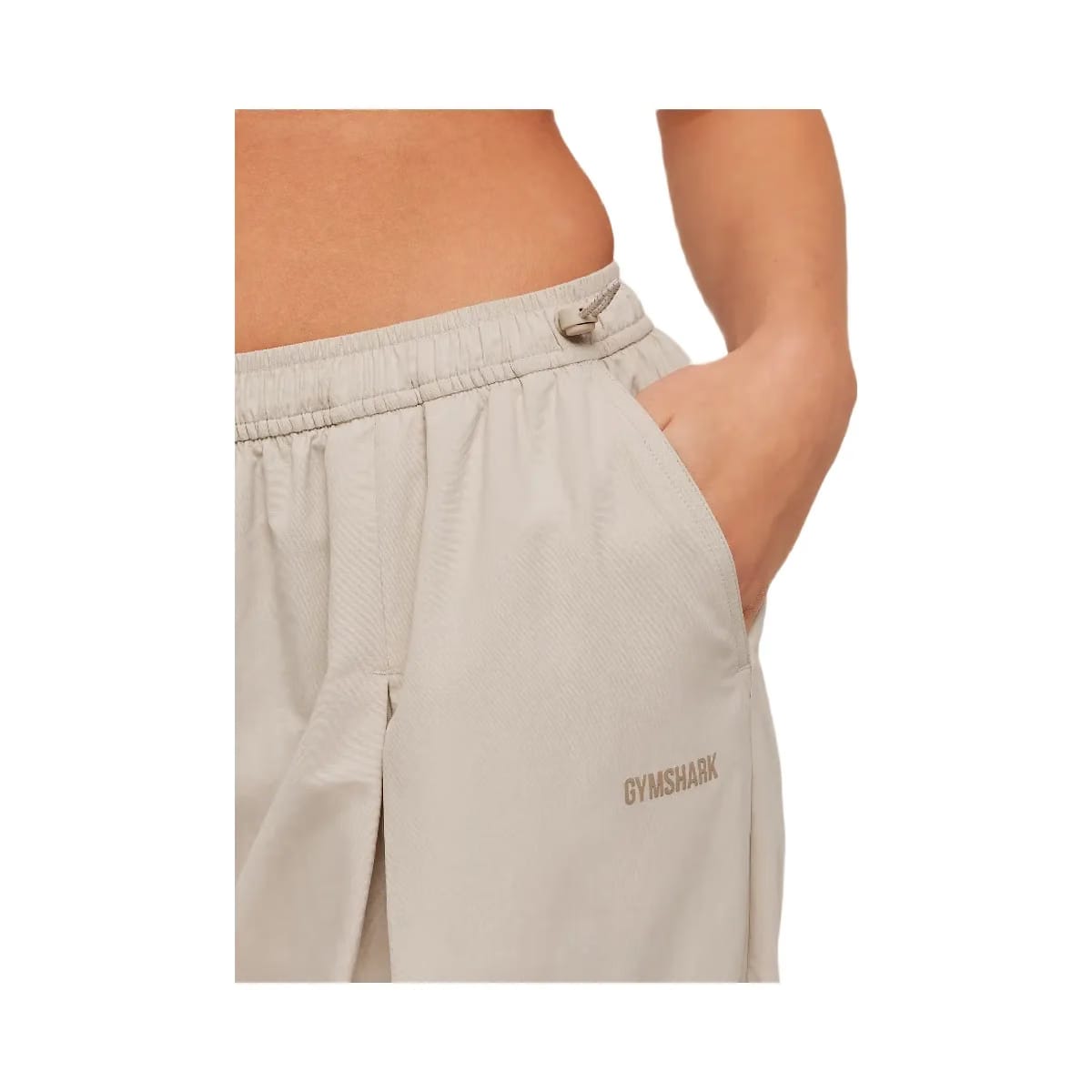 Gymshark Weekend Lifestyle Parachute Pants "Pebble Grey"