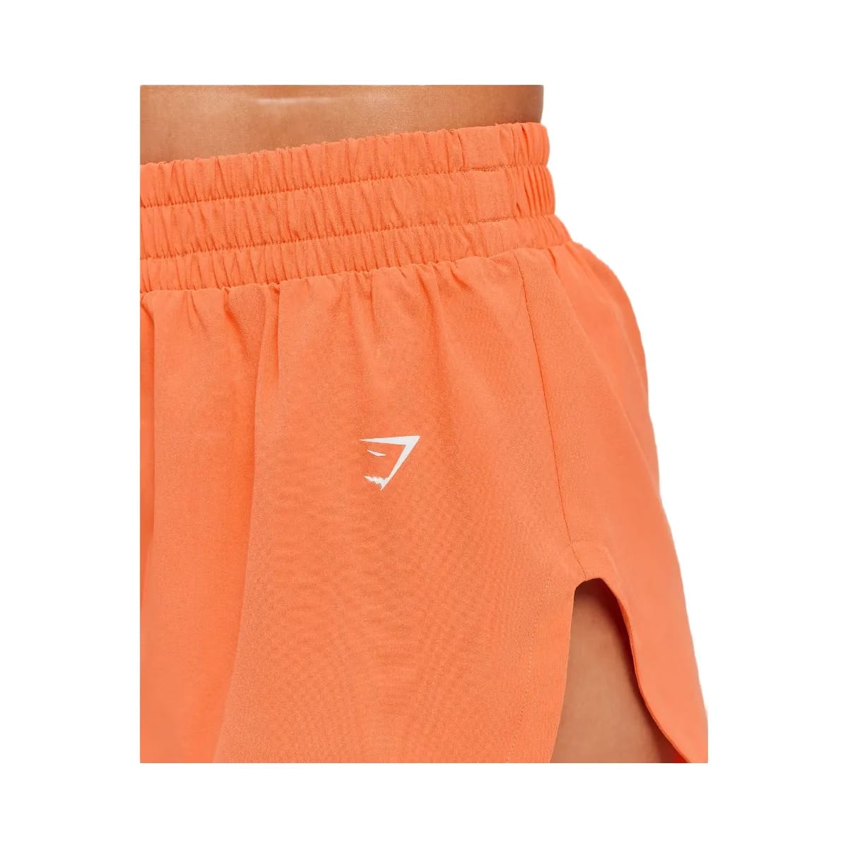 Gymshark Interval High Leg Shorts "Dayglow Peach"