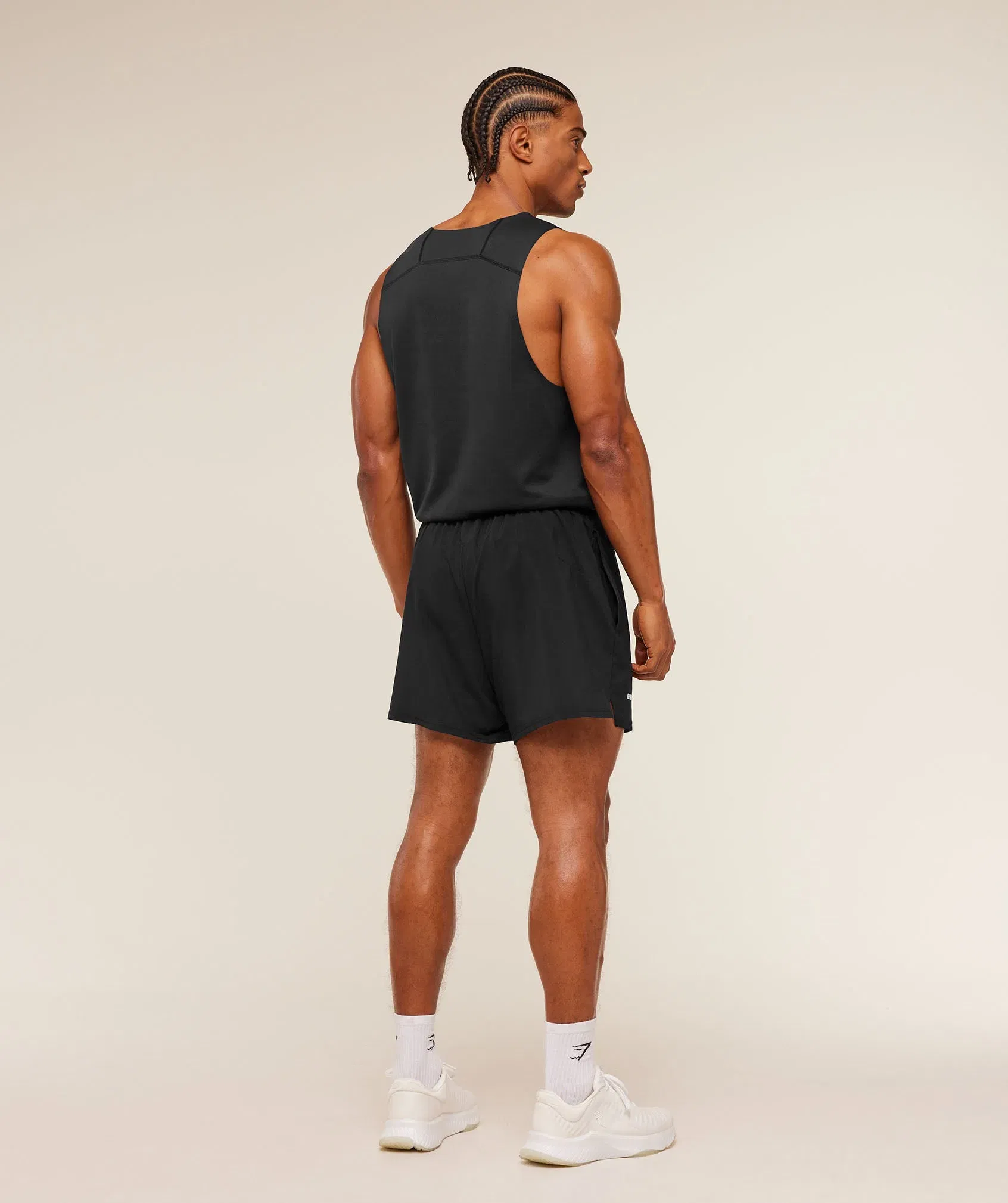 Gymshark Hybrid Engineered Jacquard Tank Dayglow Peach