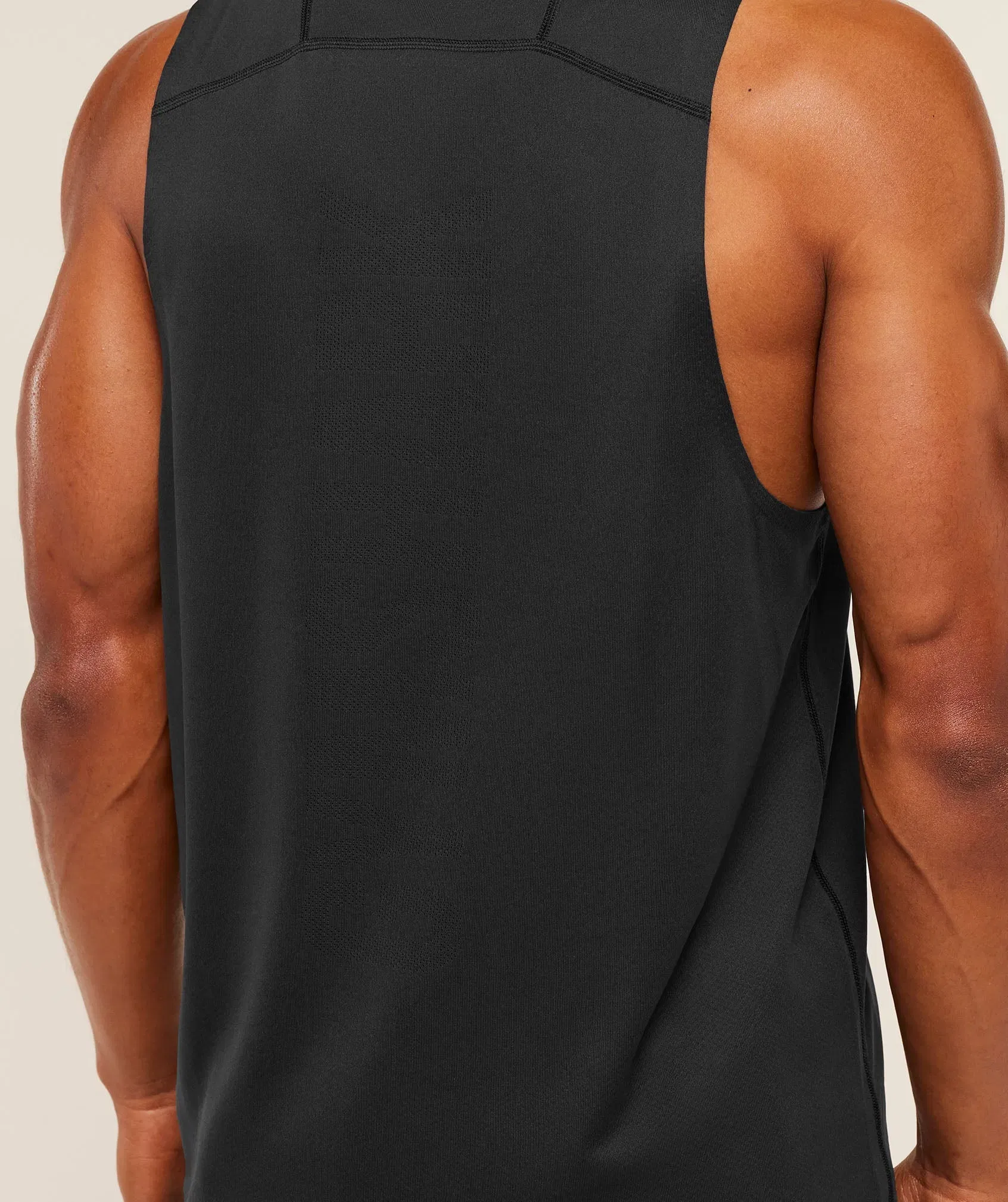 Gymshark Hybrid Engineered Jacquard Tank Dayglow Peach