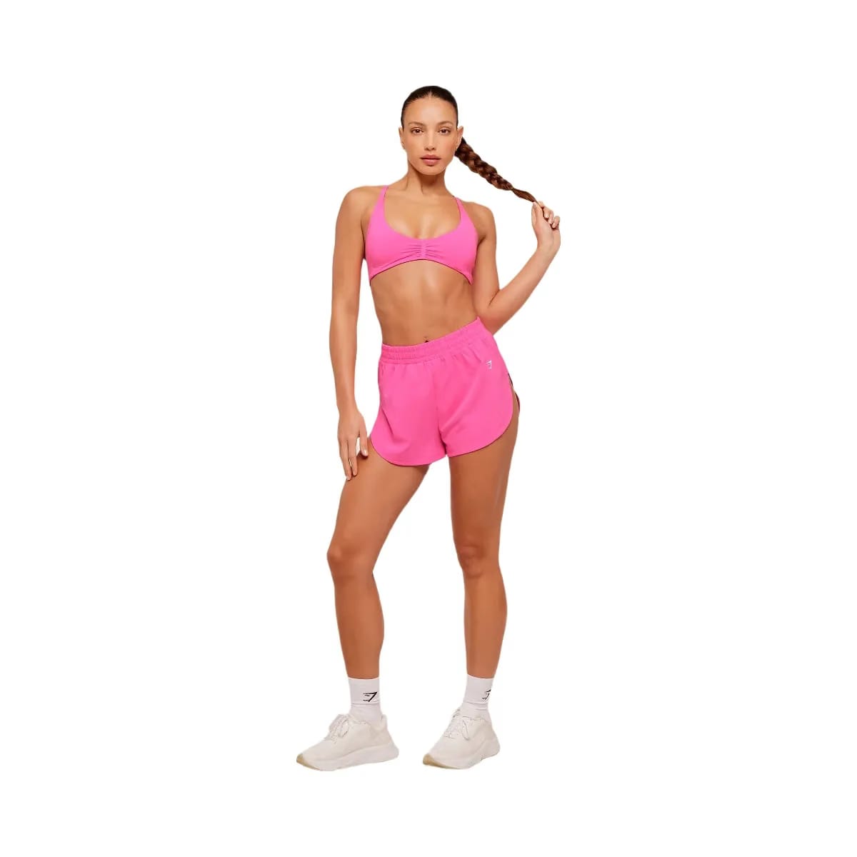 Gymshark Interval High Leg Shorts "Electric Pink"