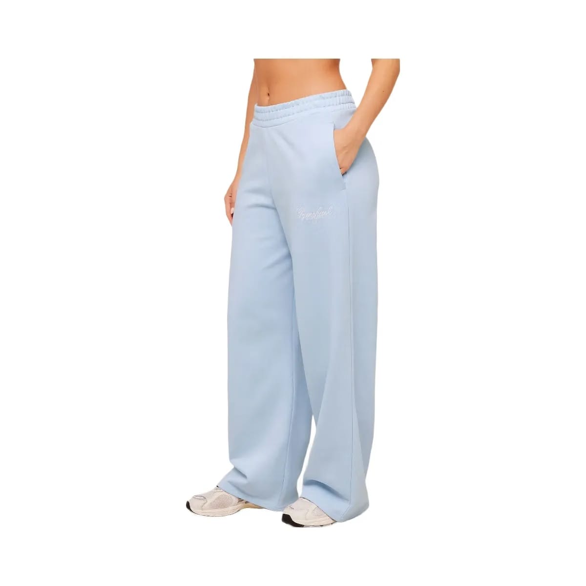 Gymshark Script Embroidery Joggers "Chilled Blue"