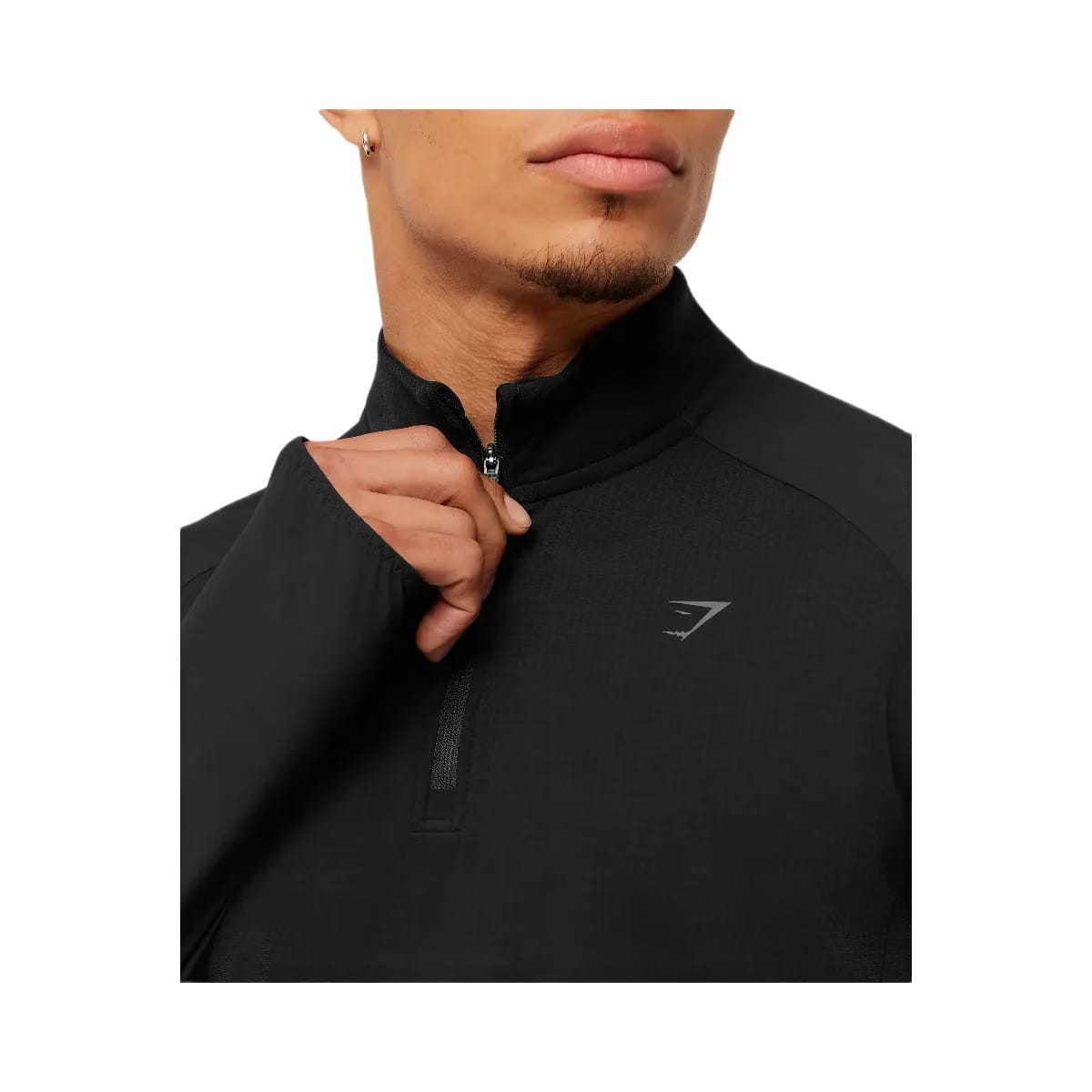 Gymshark Running Elite 1/4 Zip "Black"
