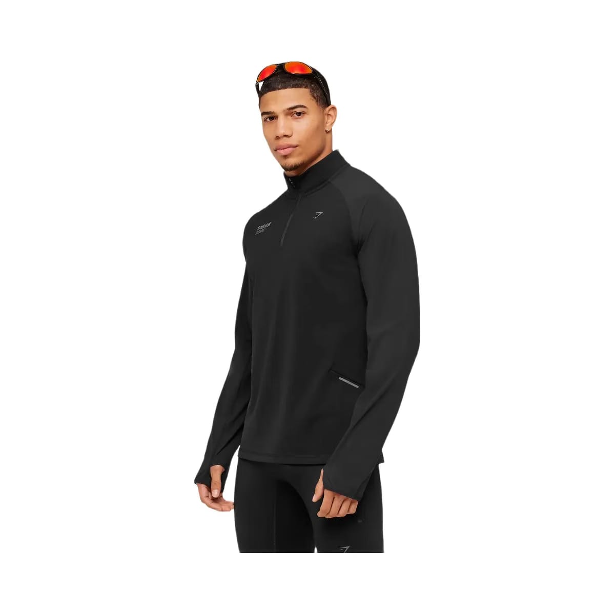 Gymshark Running Elite 1/4 Zip "Black"