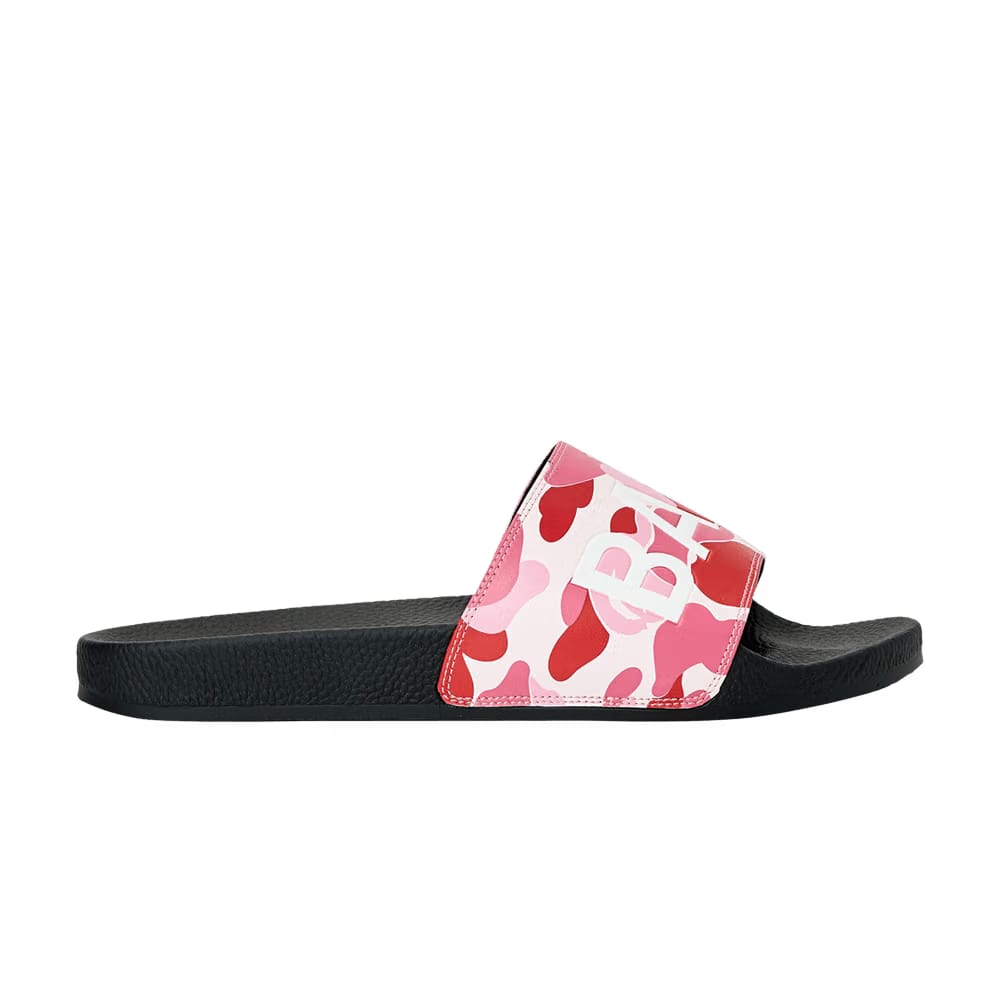 ABC Camo Slide Pink Text