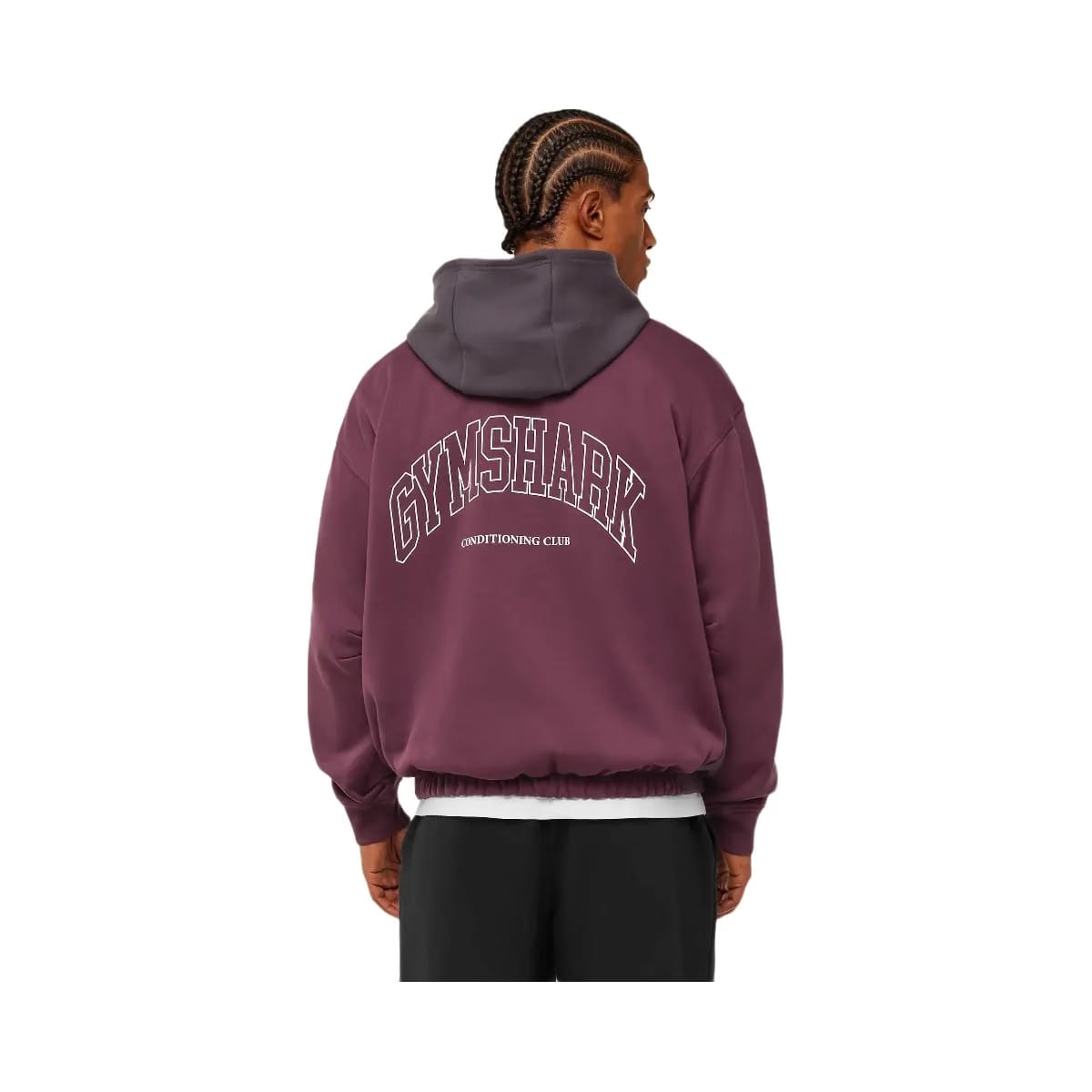 Gymshark Collegiate Tech Hoodie "GS Impact Burgundy"