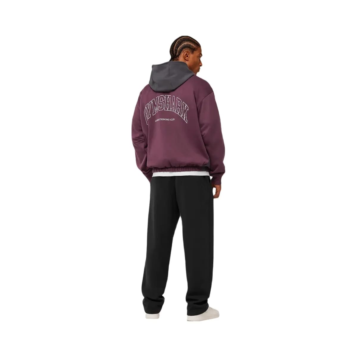 Gymshark Collegiate Tech Hoodie "GS Impact Burgundy"