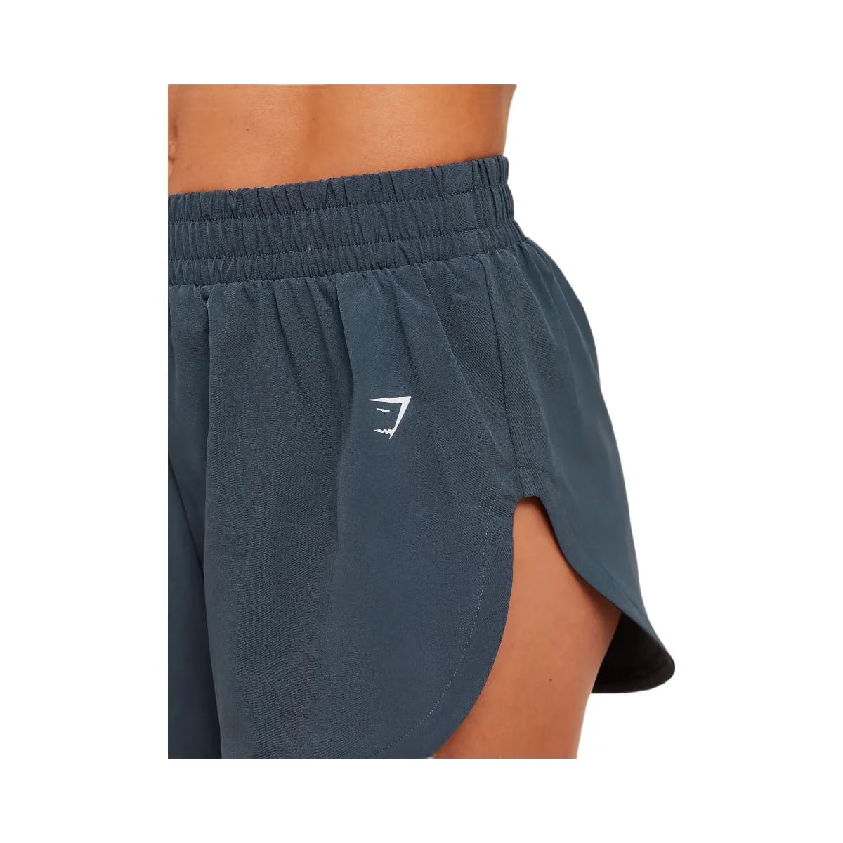 Gymshark Interval High Leg Shorts "Stealth Blue"