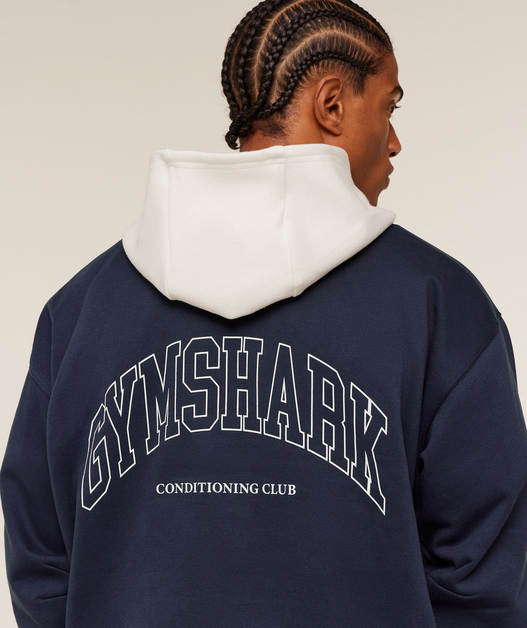 Gymshark Collegiate Tech Hoodie Heavy Blue