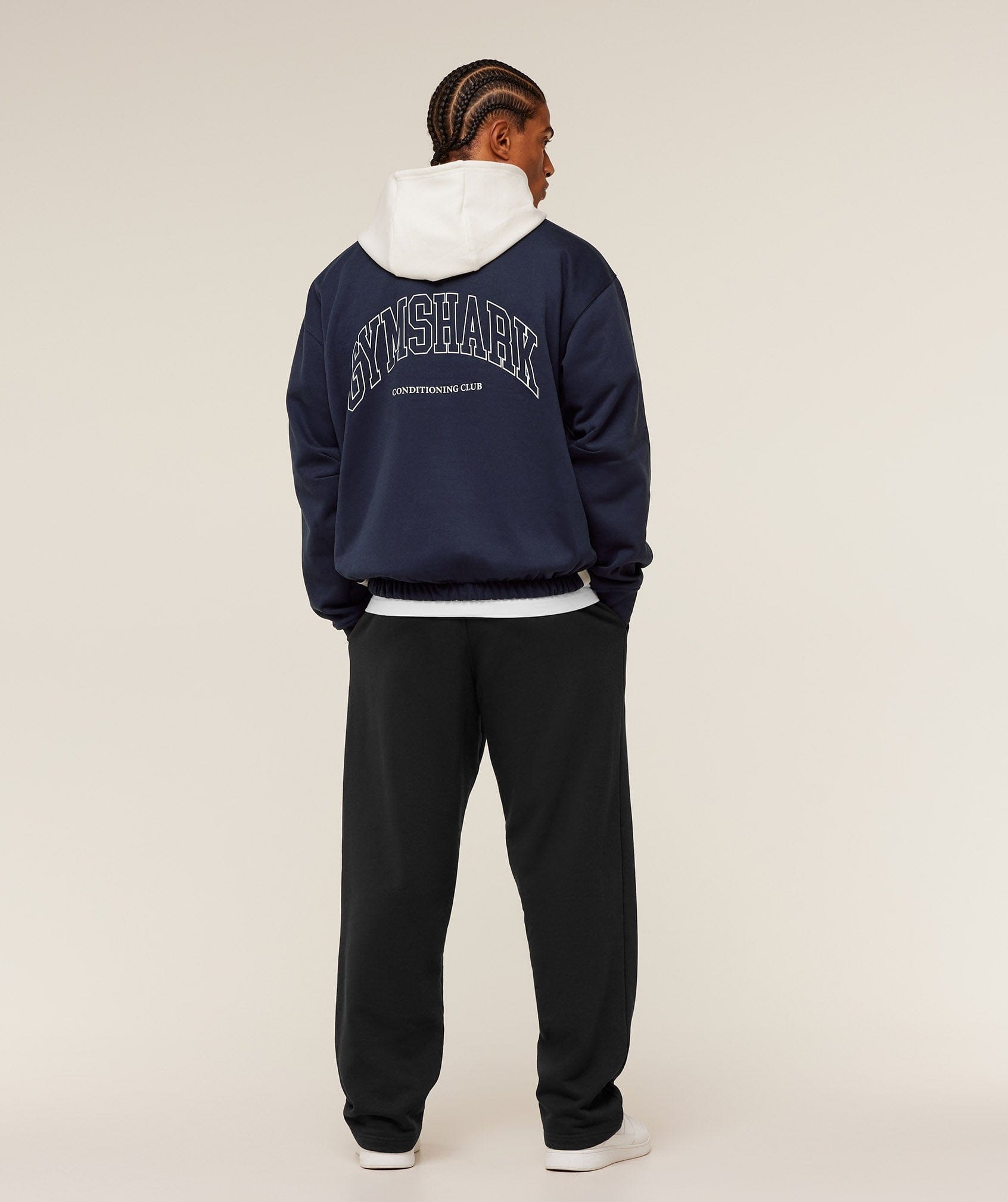 Gymshark Collegiate Tech Hoodie Heavy Blue