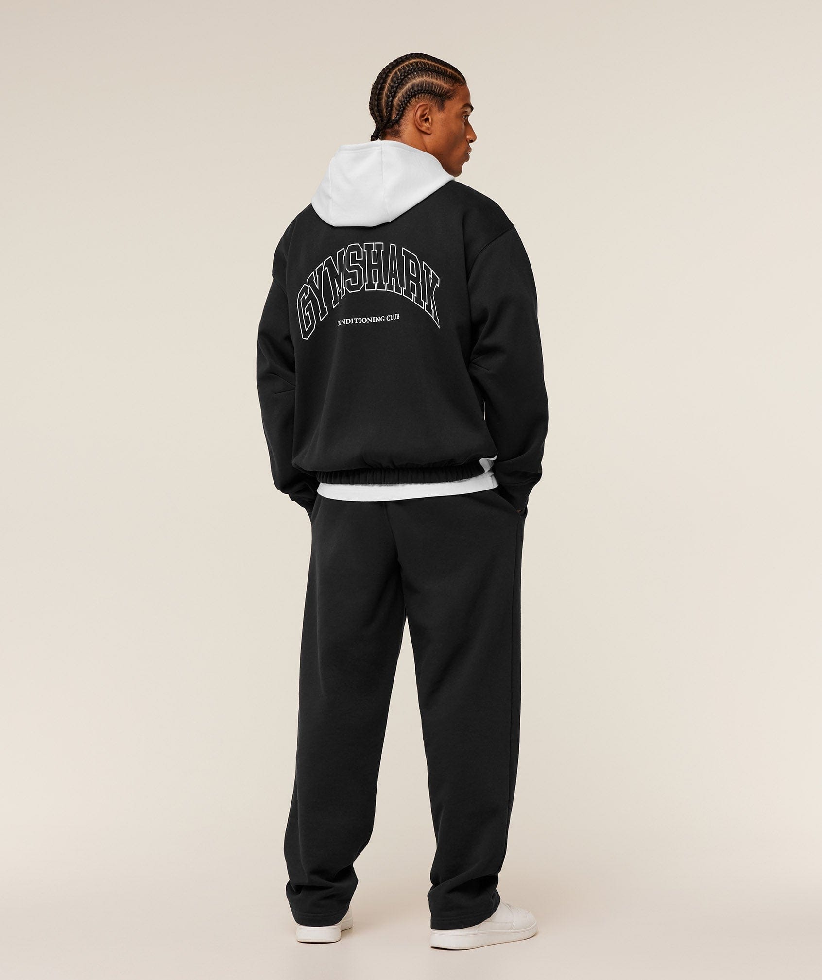 Gymshark Collegiate Tech Hoodie Gs Black