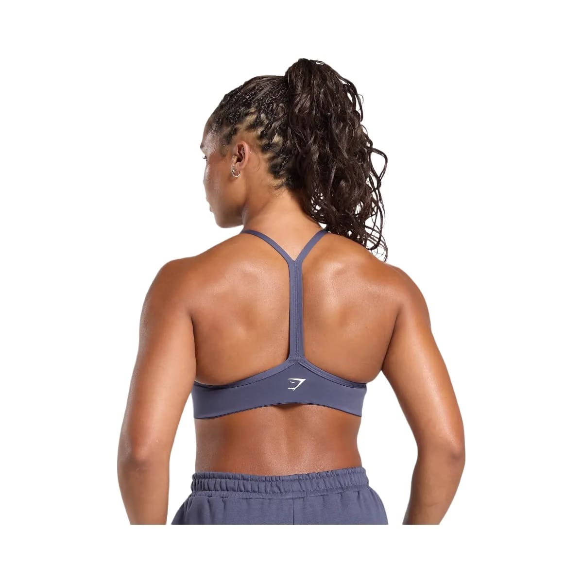 Gymshark Strength Department Graphic Sports Bra "Weighted Purple"