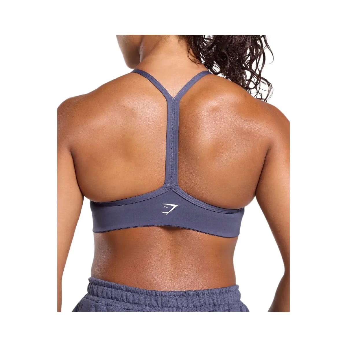 Gymshark Strength Department Graphic Sports Bra "Weighted Purple"