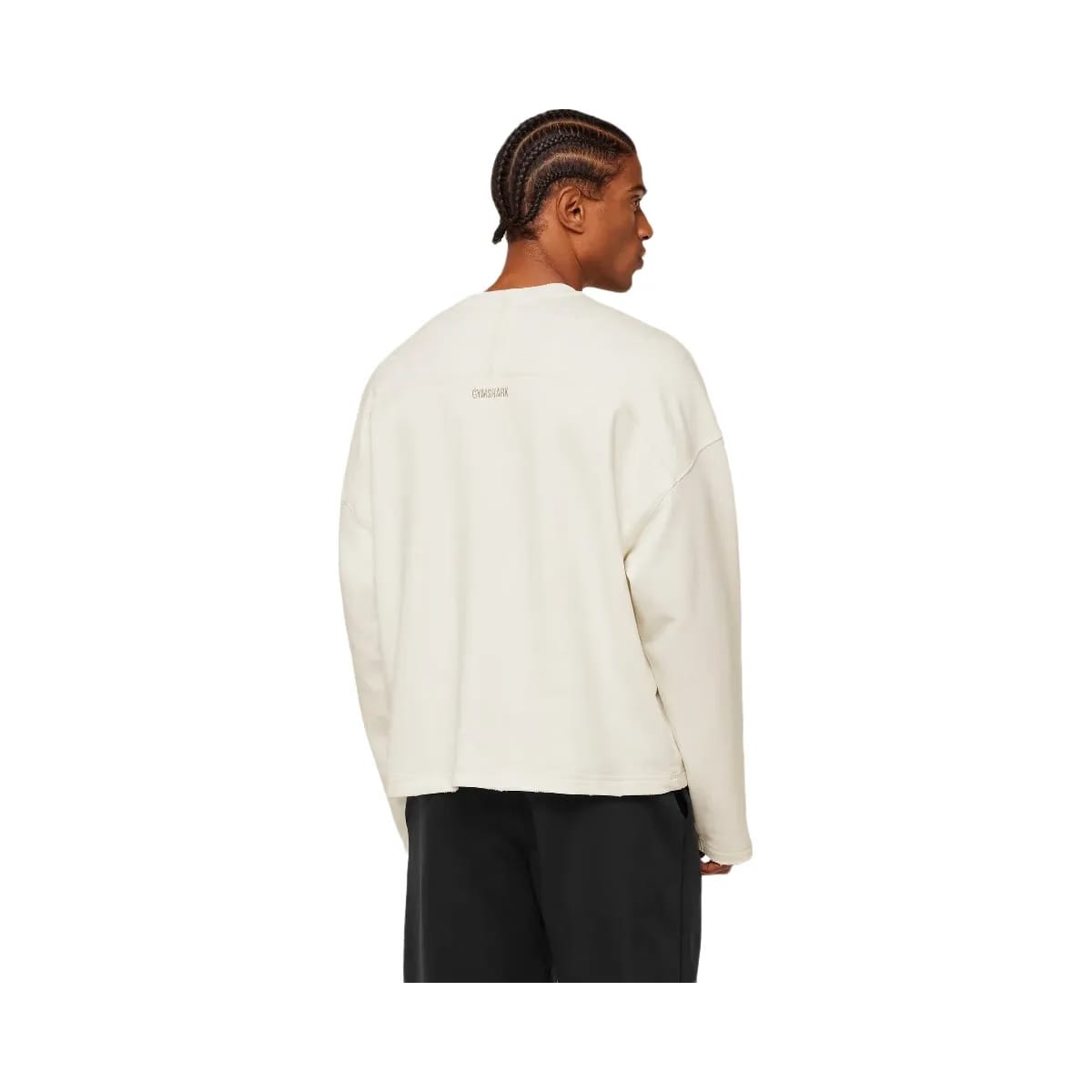 Gymshark Re-Rack Crew Neck Pullover "GS Soft White"