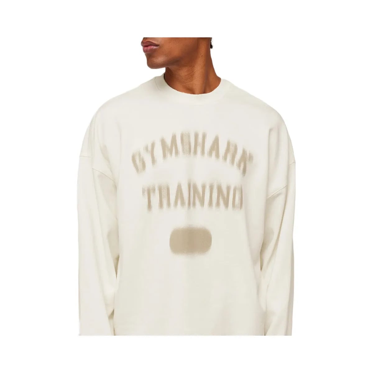 Gymshark Re-Rack Crew Neck Pullover "GS Soft White"