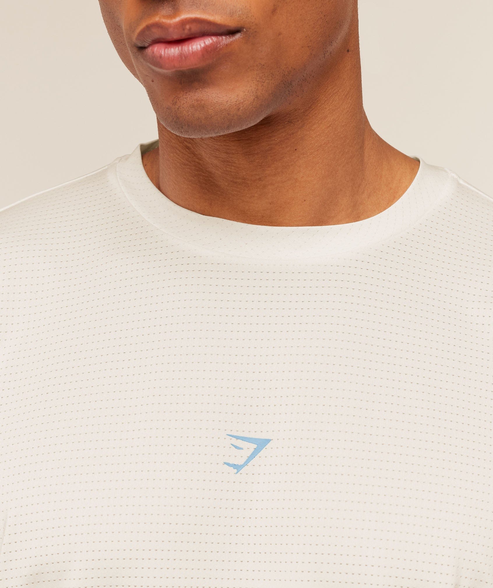 Gymshark Gsrc Stencil Graphic T-Shirt Soft White