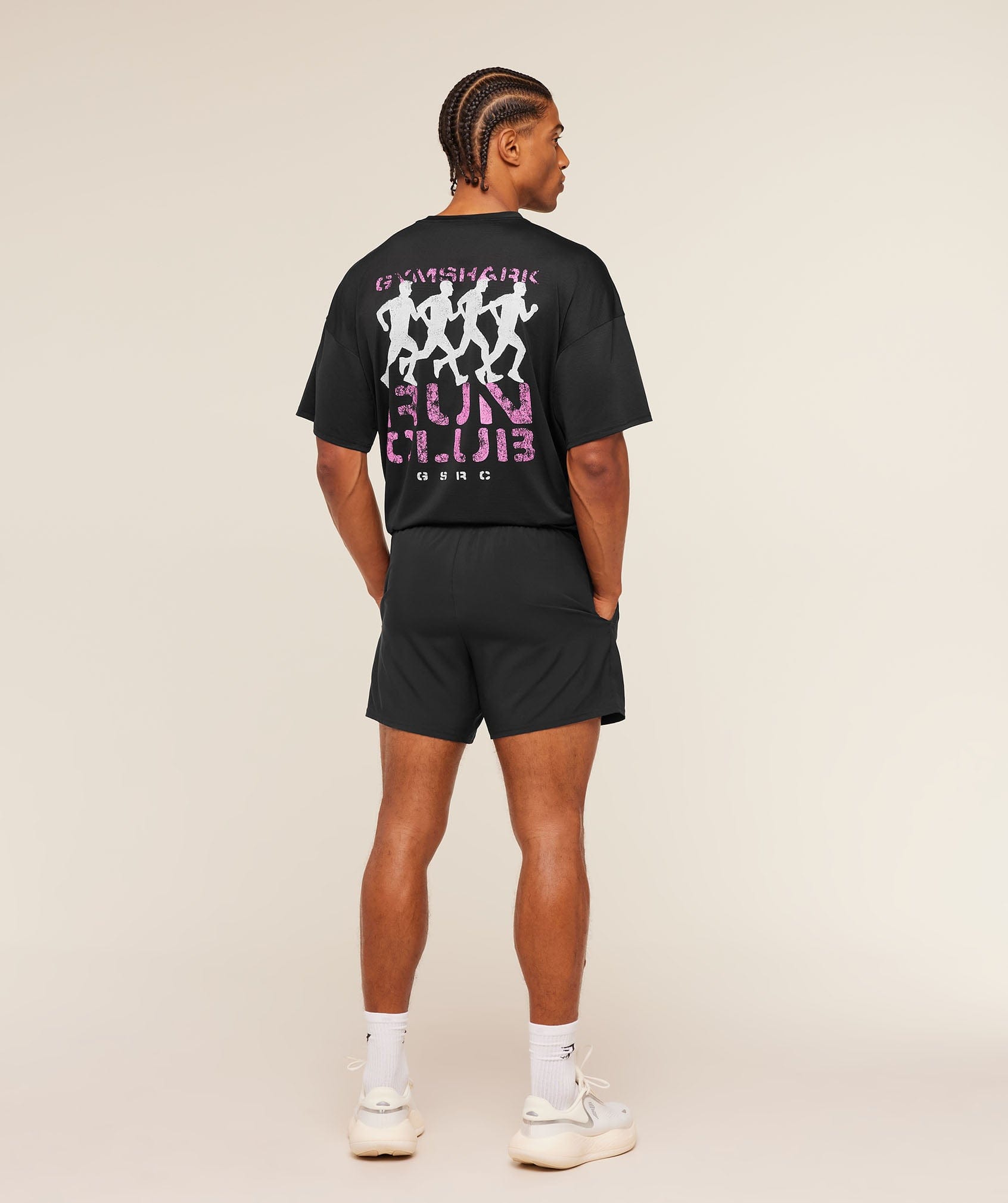 Gymshark Gsrc Stencil Graphic T-Shirt Black