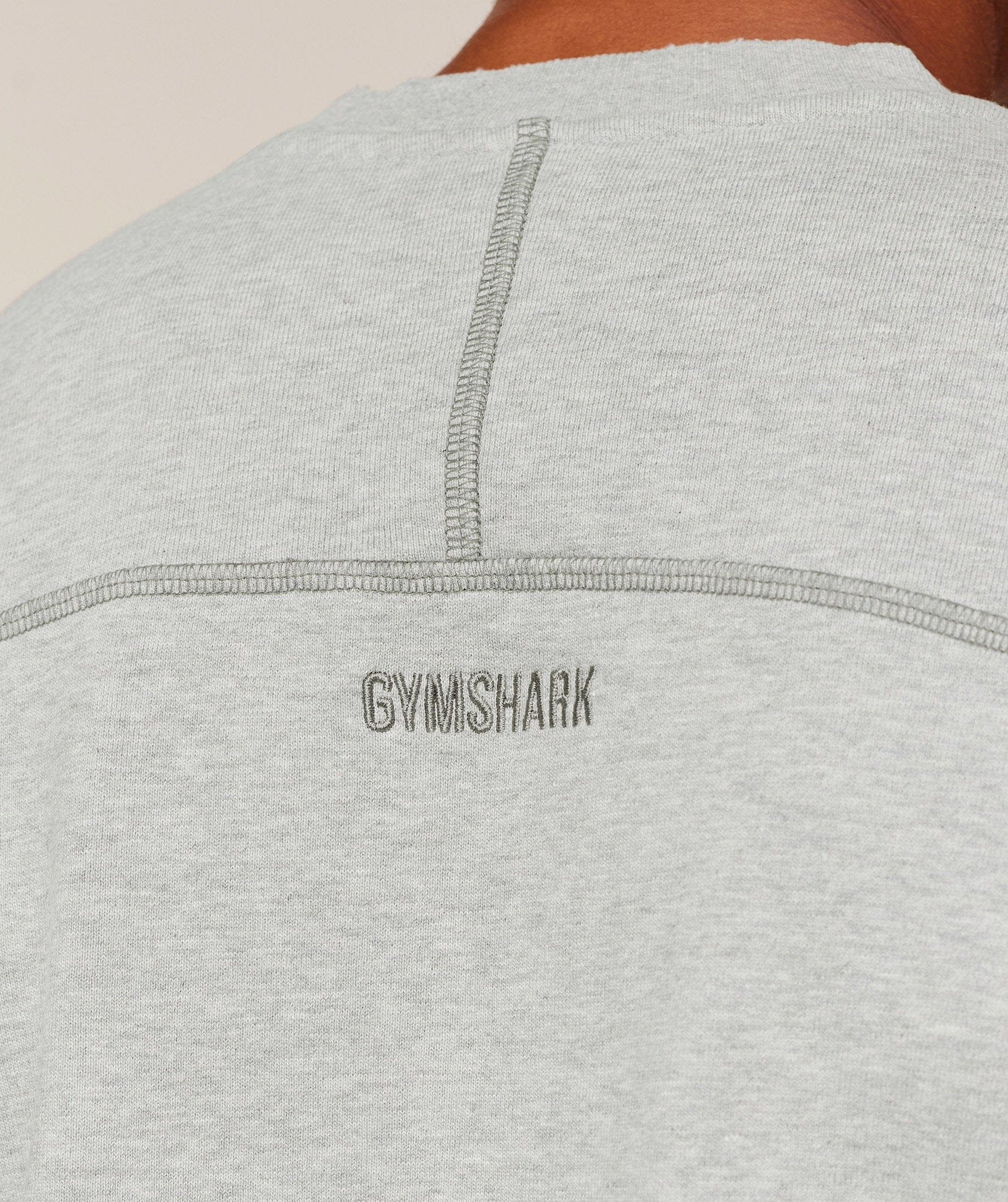 Gymshark Re-Rack Crew Neck Pullover Bros Soft Grey Marl