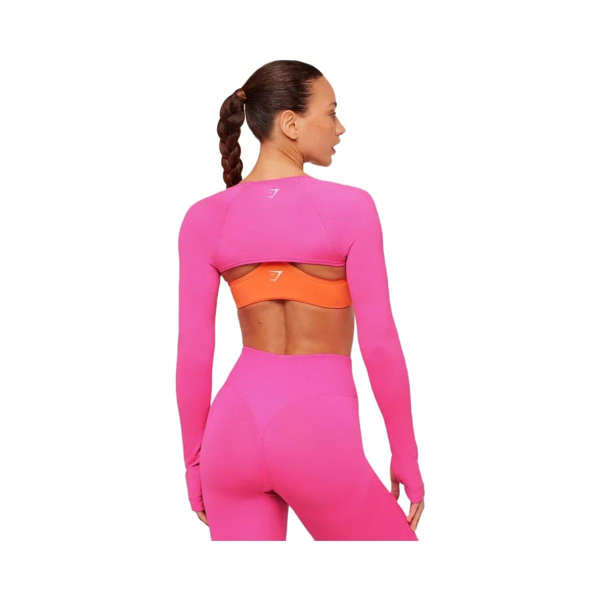 Gymshark Interval Seamless Shrug "Electric Pink"