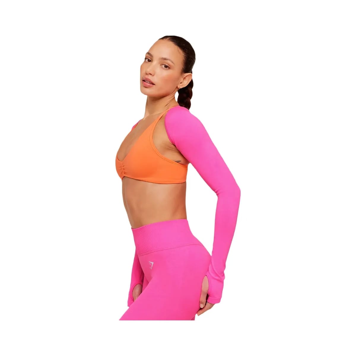 Gymshark Interval Seamless Shrug "Electric Pink"
