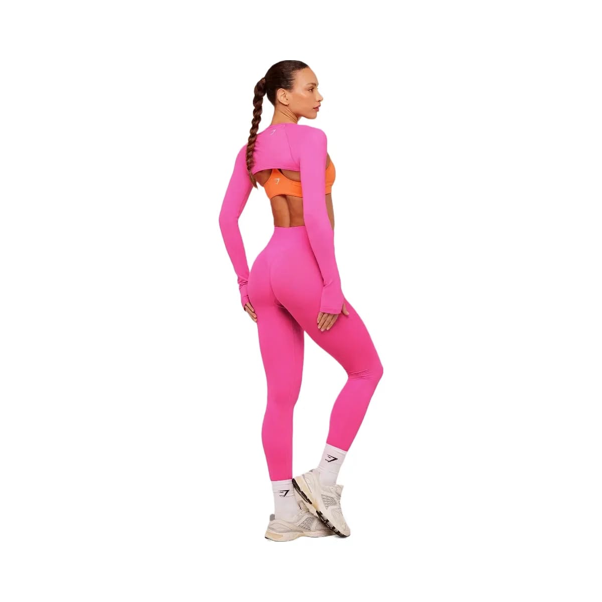 Gymshark Interval Seamless Shrug "Electric Pink"