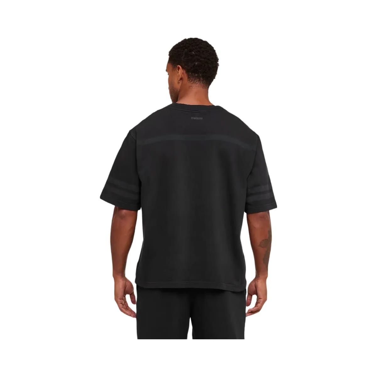 Gymshark Collegiate Washed Jersey T-Shirt "Black"