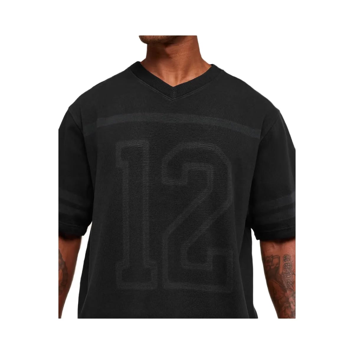 Gymshark Collegiate Washed Jersey T-Shirt "Black"