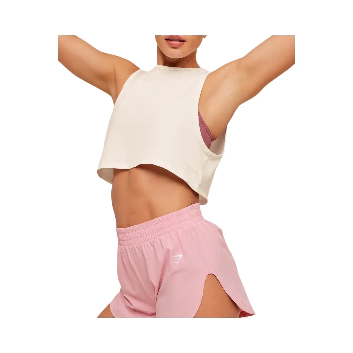 Gymshark To From Cut Off Tee "Soft White Wash"