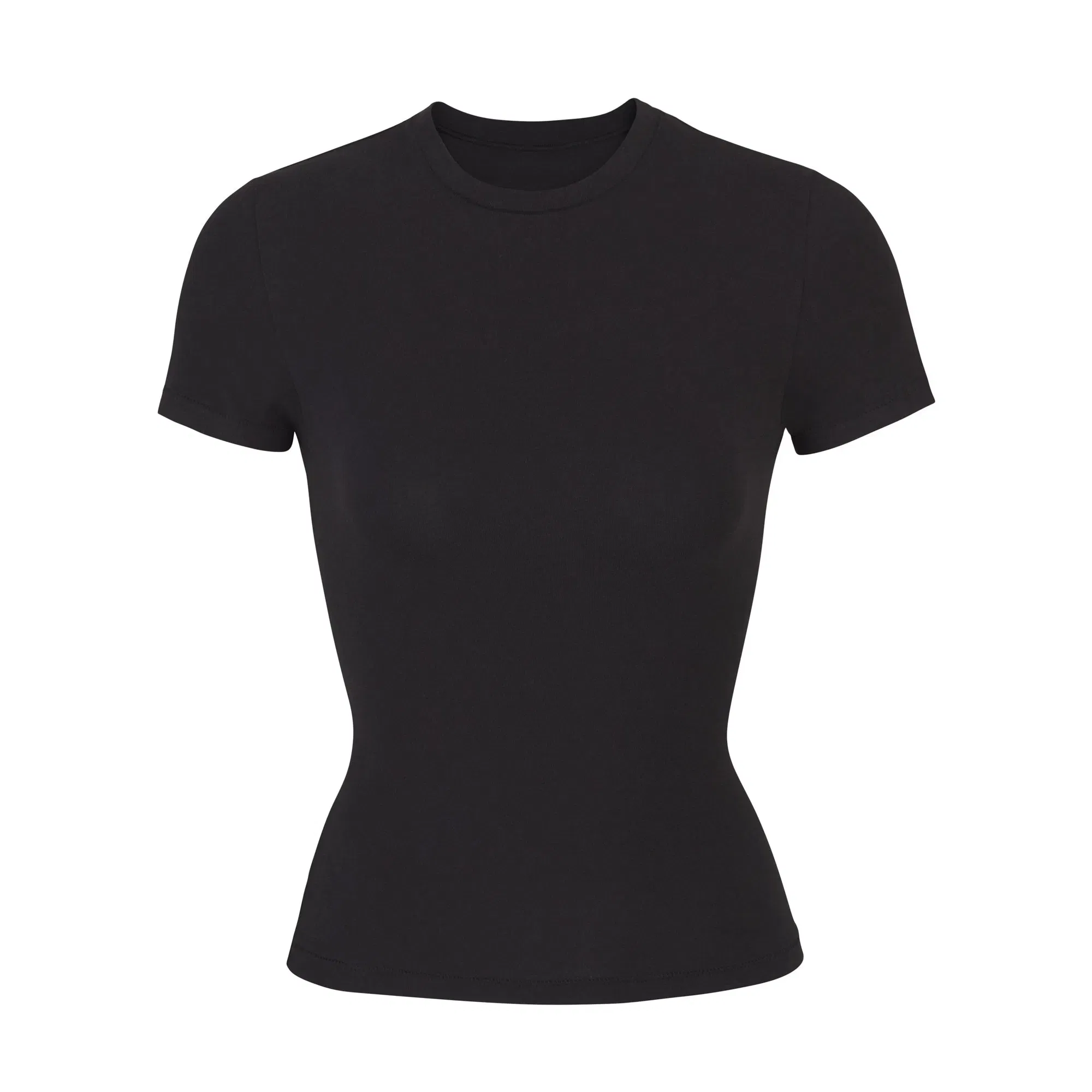 Skims Cotton Jersey T-shirt Soot