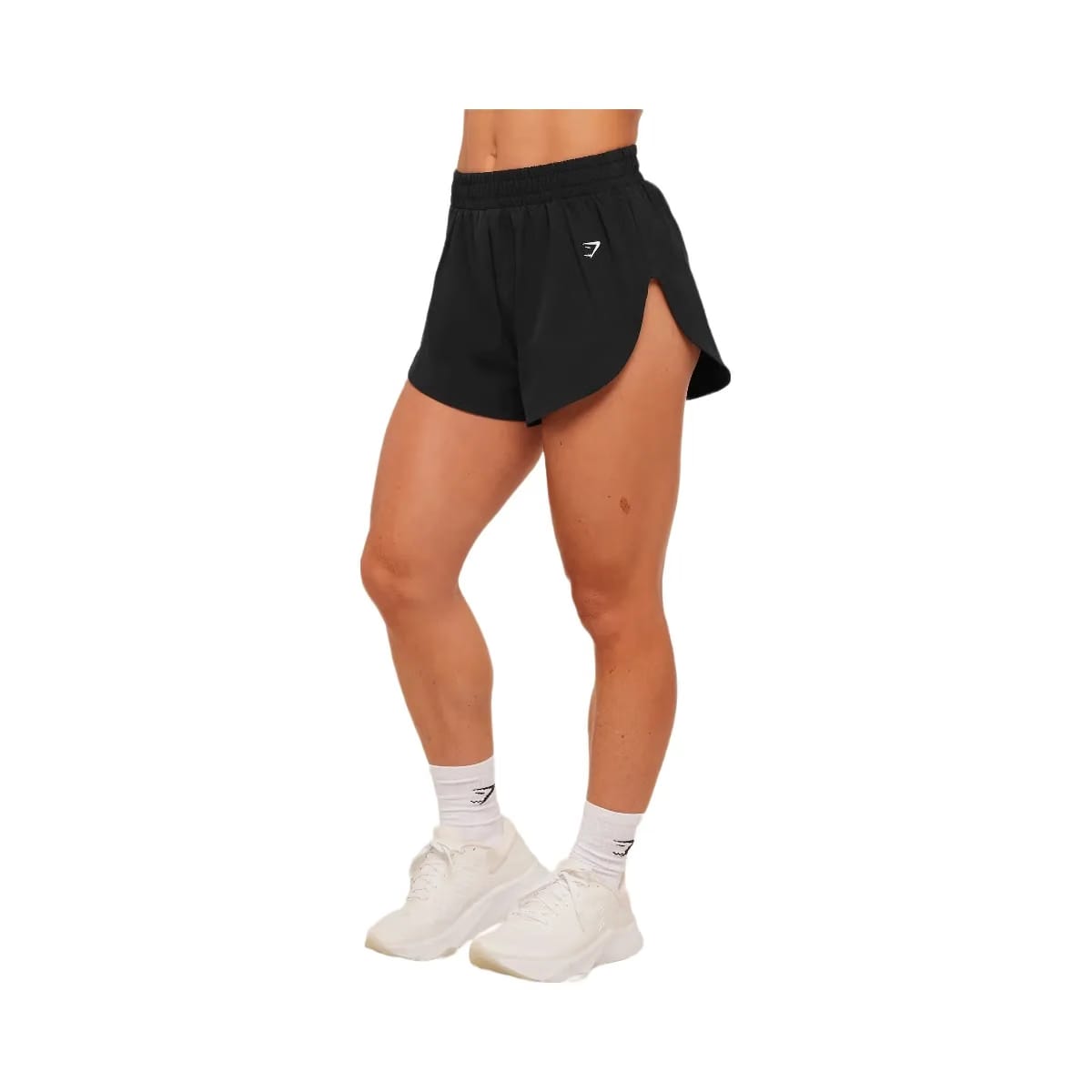 Gymshark Interval High Leg Shorts "Black"