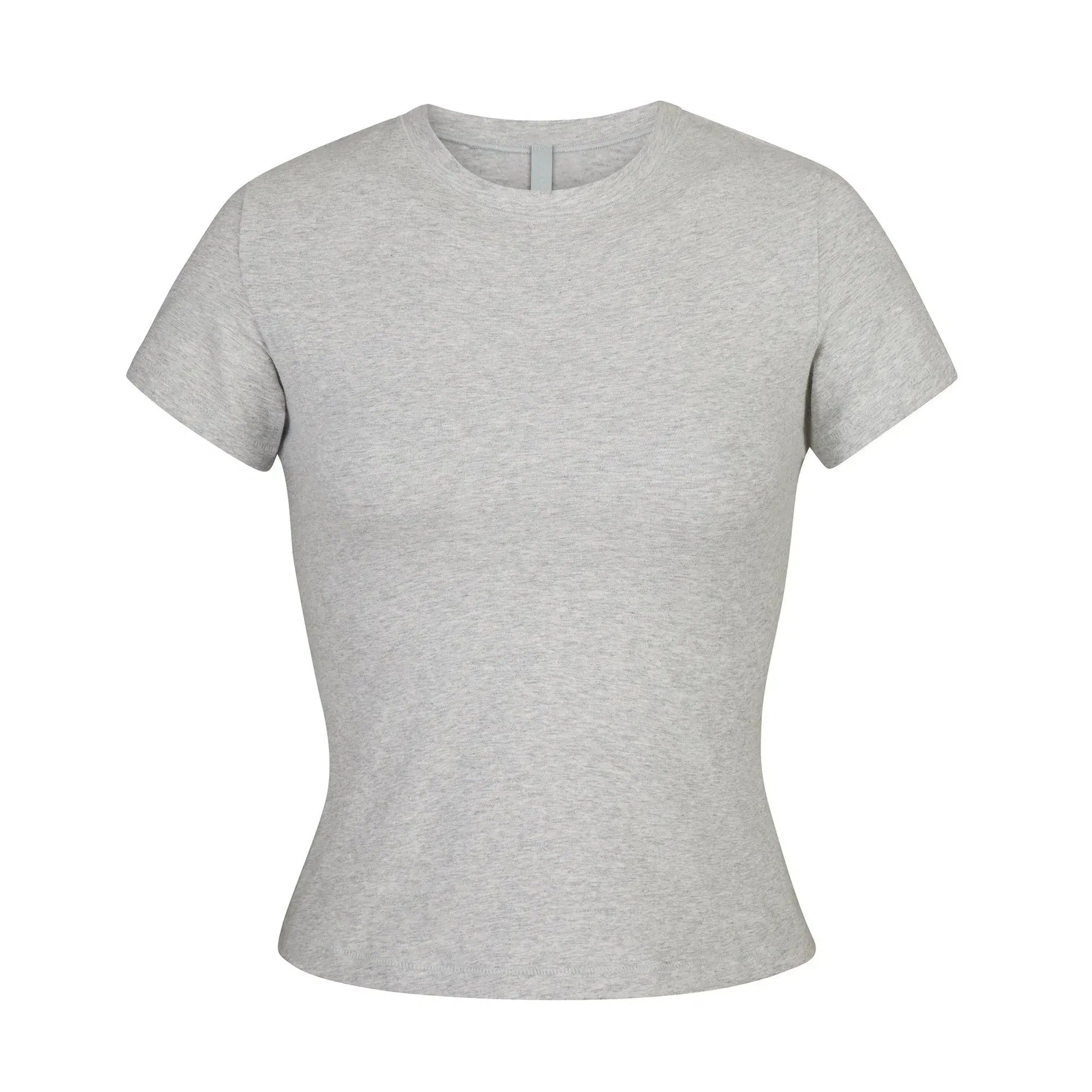 Skims Cotton Jersey T-shirt Light Heather Grey