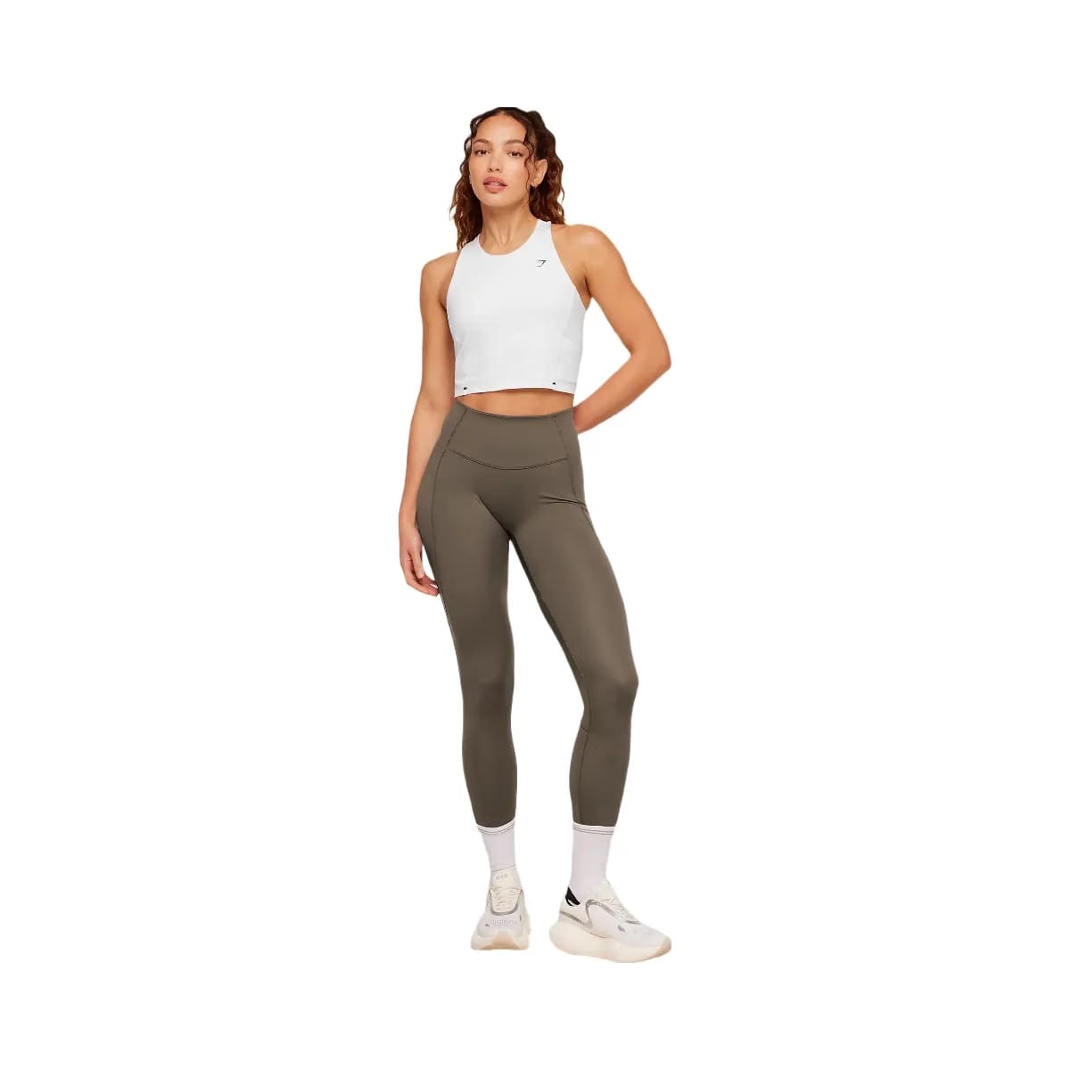 Gymshark Running Elite Leggings "Camo Brown"