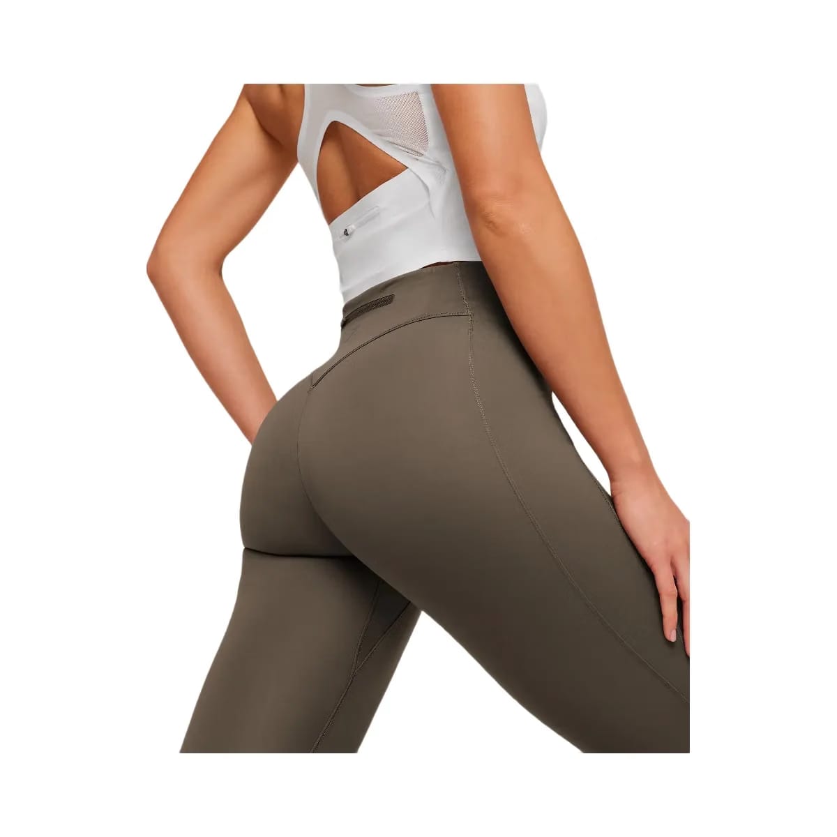 Gymshark Running Elite Leggings "Camo Brown"