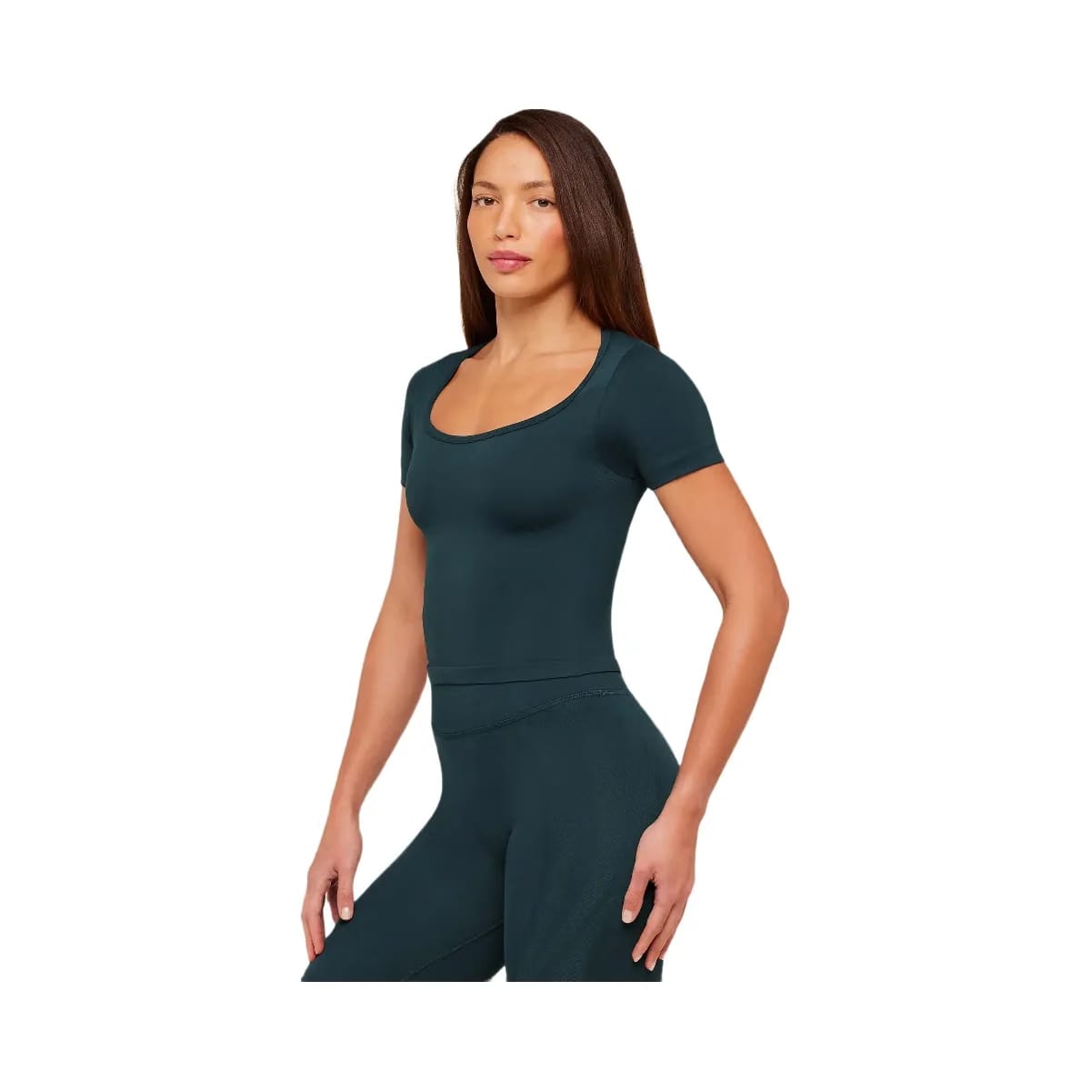 Gymshark Weekend Seamless Short Sleeve Top "Deep Petrol Blue Stealth Blue"
