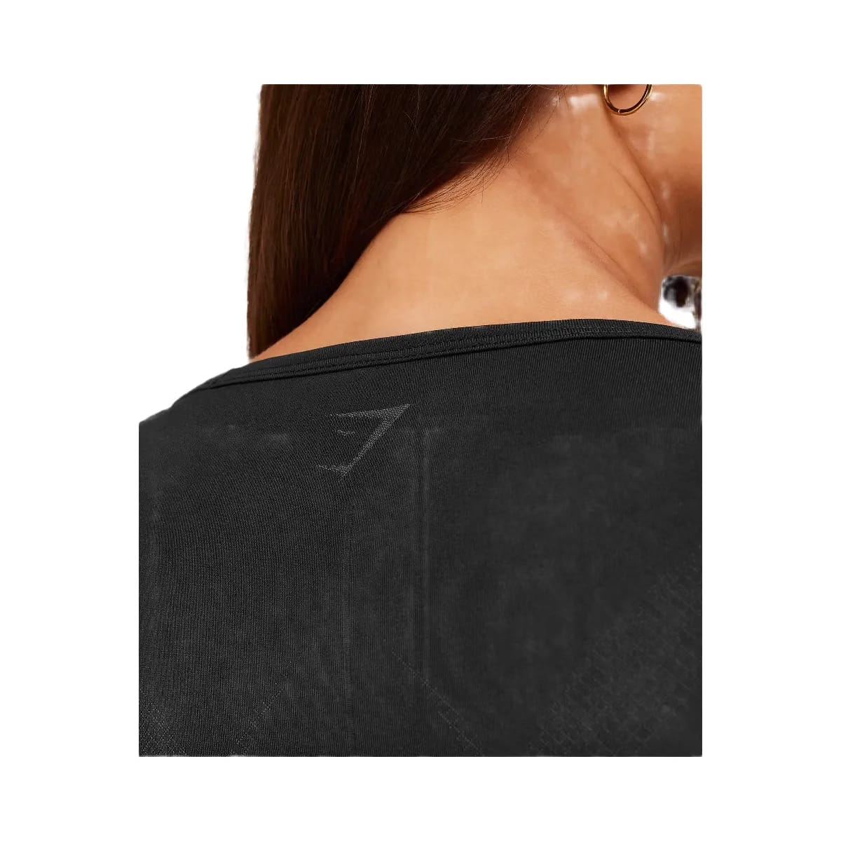 Gymshark Weekend Seamless Short Sleeve Top "GS Black GS Asphalt Grey"