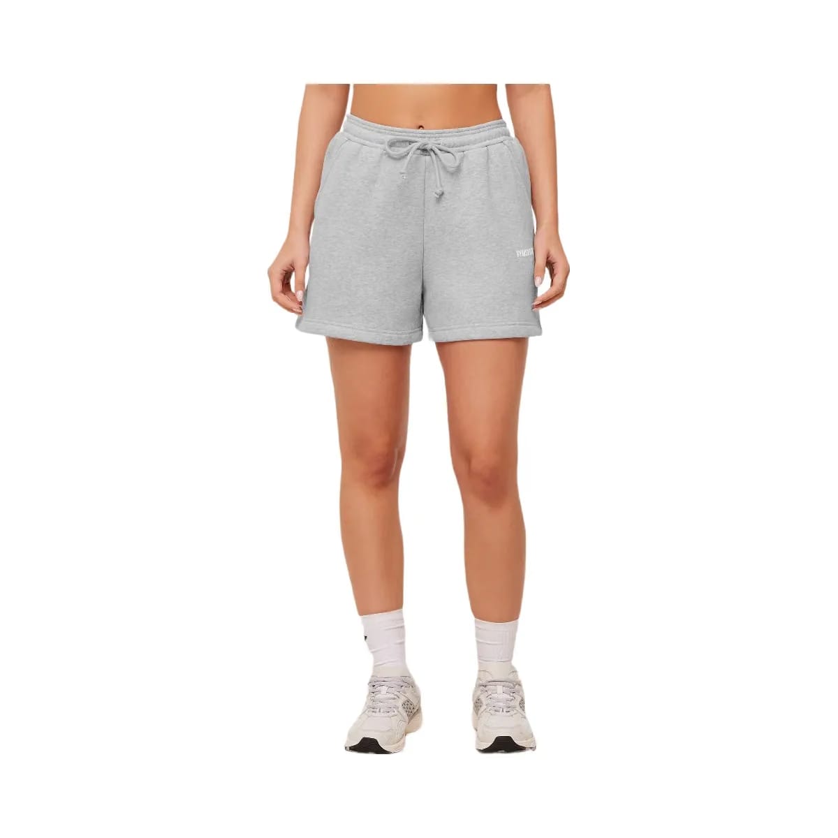 Gymshark Cosy Luxe Shorts "Bros Soft Grey Marl"