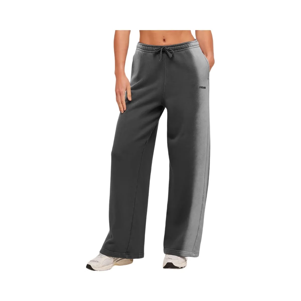 Gymshark Pump Washed Straight Leg Joggers "Onyx Grey Stratus Grey"