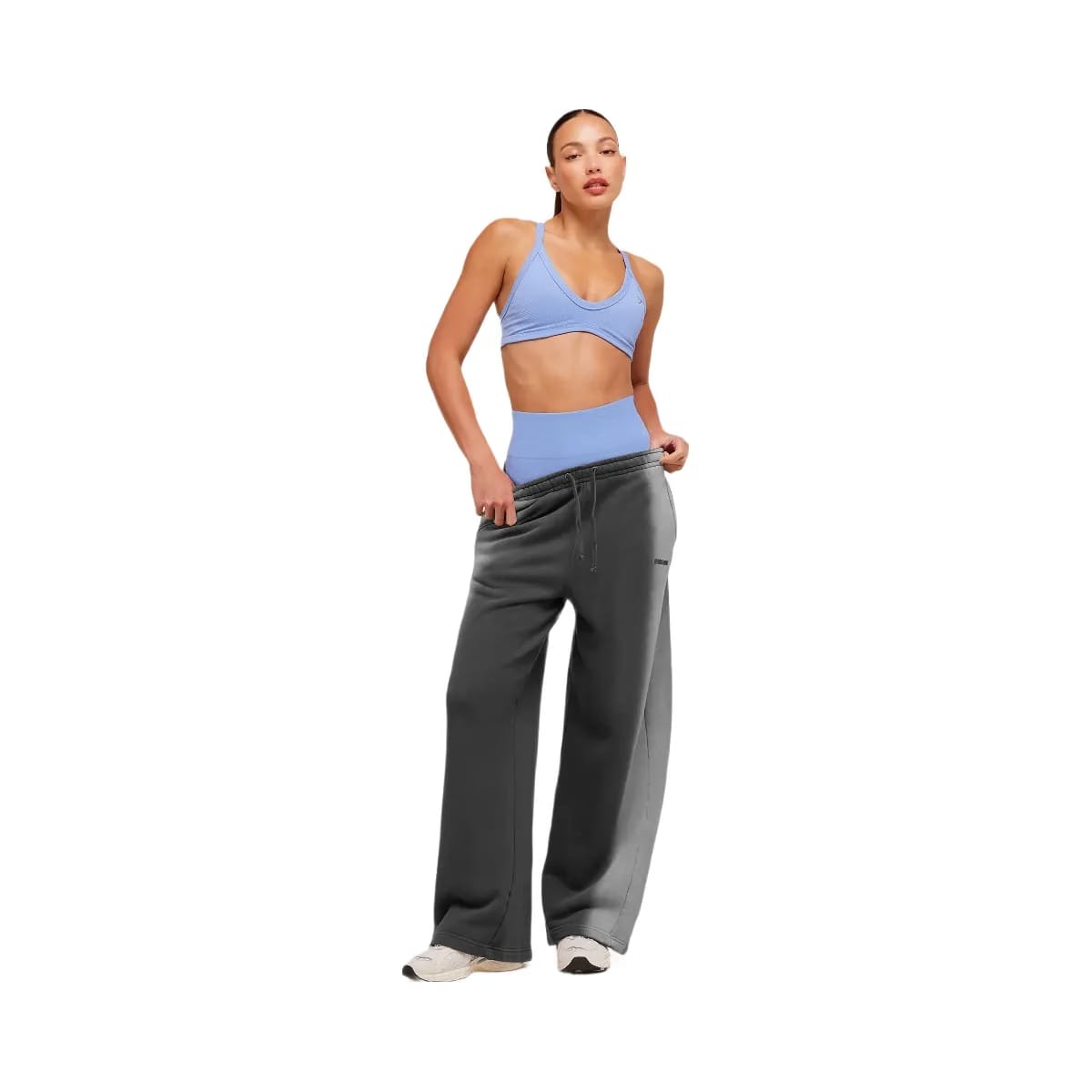 Gymshark Pump Washed Straight Leg Joggers "Onyx Grey Stratus Grey"